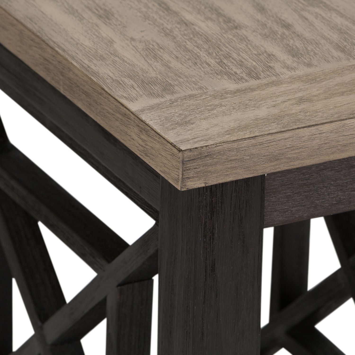 Heatherbrook Chair Side Table in Charcoal and Ash - Luxury Home Furniture (MI)
