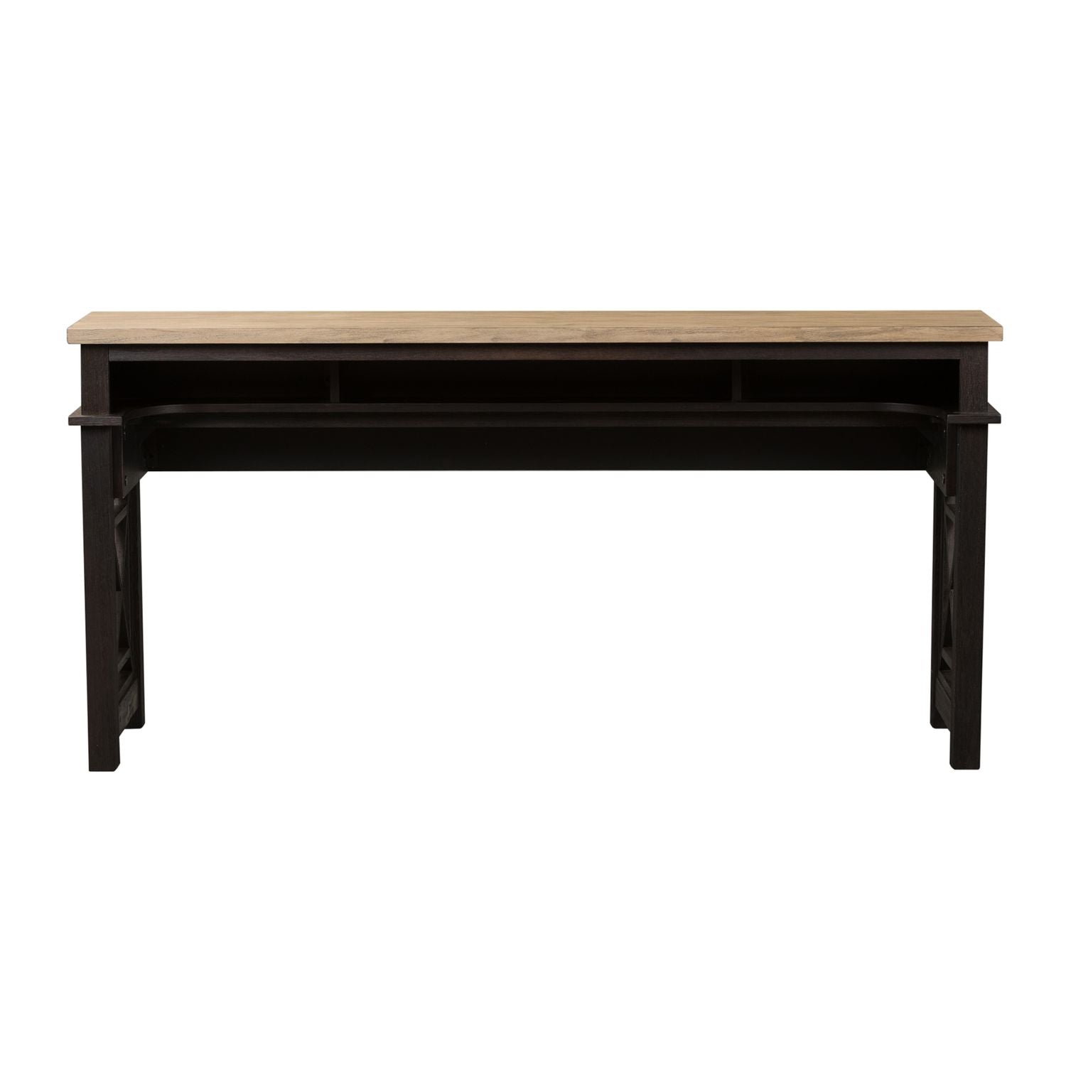 Heatherbrook Console Bar Table in Charcoal and Ash - Luxury Home Furniture (MI)