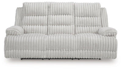 Rhines Falls Power Reclining Sofa with Drop Down Table - Luxury Home Furniture (MI)