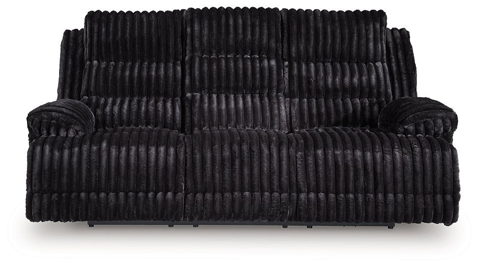 Rhine Falls Power Reclining Sofa with Drop Down Table - Luxury Home Furniture (MI)