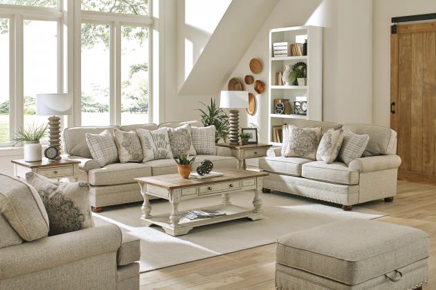 Farmington Storage Ottoman - Luxury Home Furniture (MI)