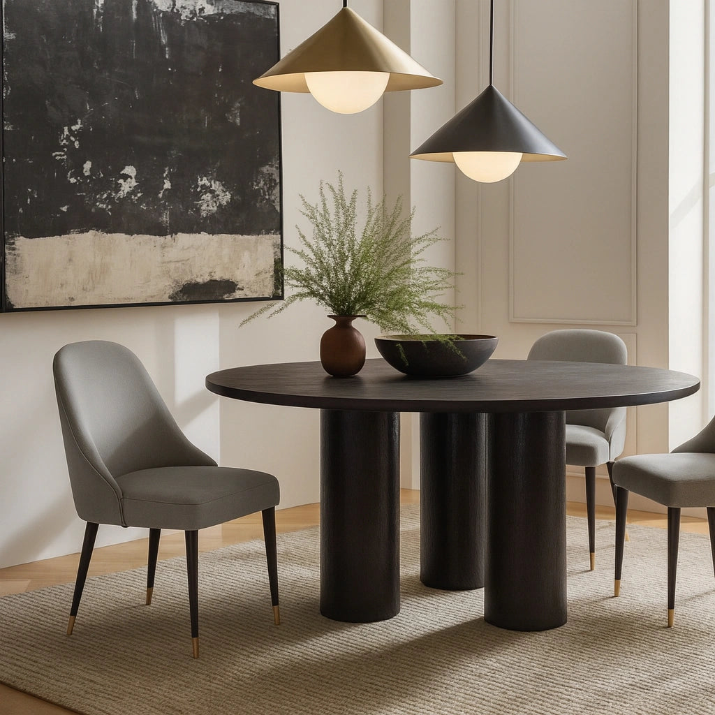 Omni Grey Velvet Dining Chair