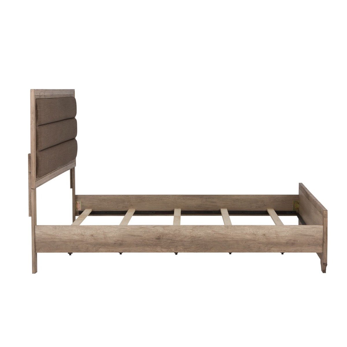 Liberty Sun Valley Queen Upholstered Panel Bed in Sandstone 439-BR-QUB - Luxury Home Furniture (MI)