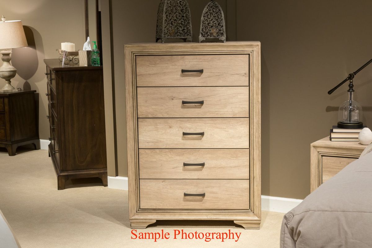 Liberty Sun Valley 5-Drawer Chest in Sandstone - Luxury Home Furniture (MI)