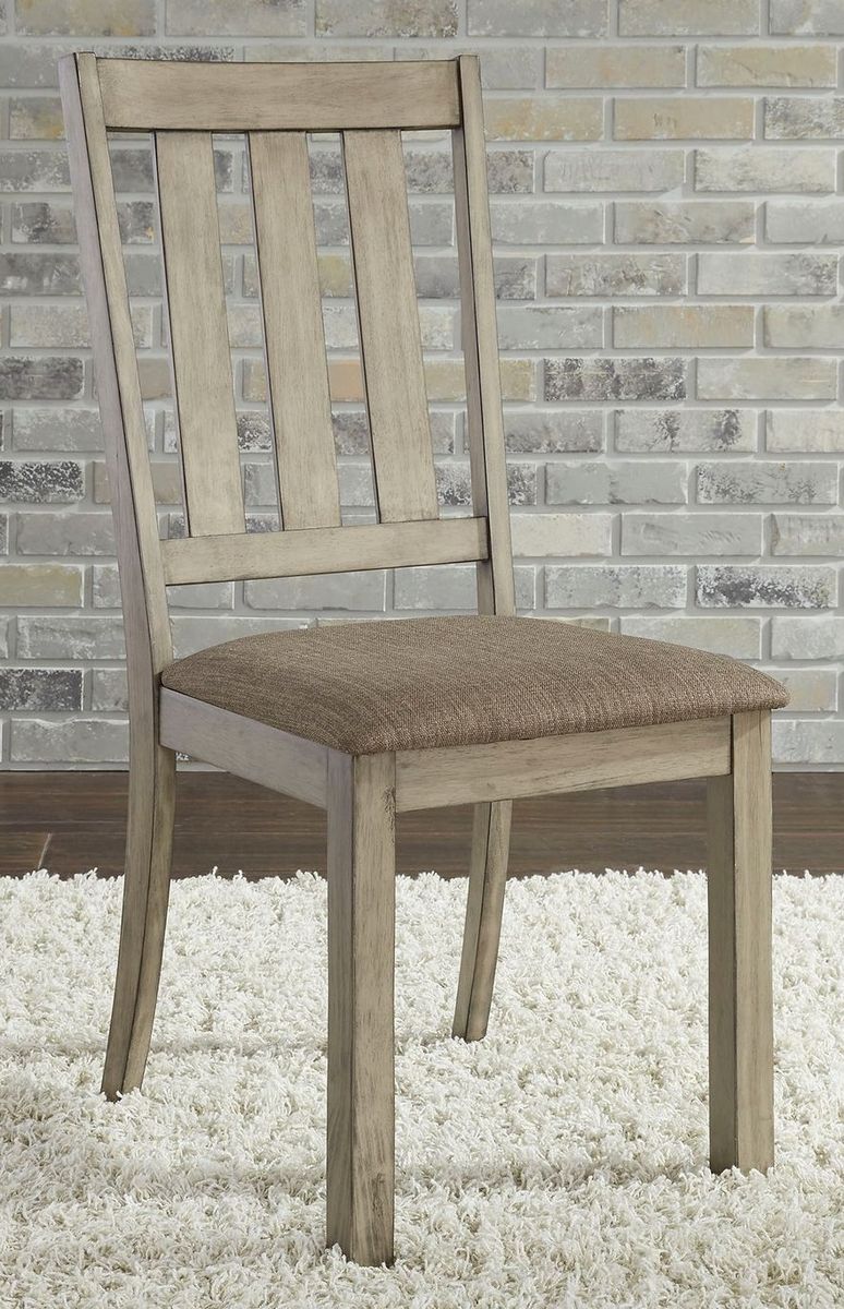 Liberty Furniture Sun Valley Slat Back Side Chair in Sandstone (RTA) - Luxury Home Furniture (MI)