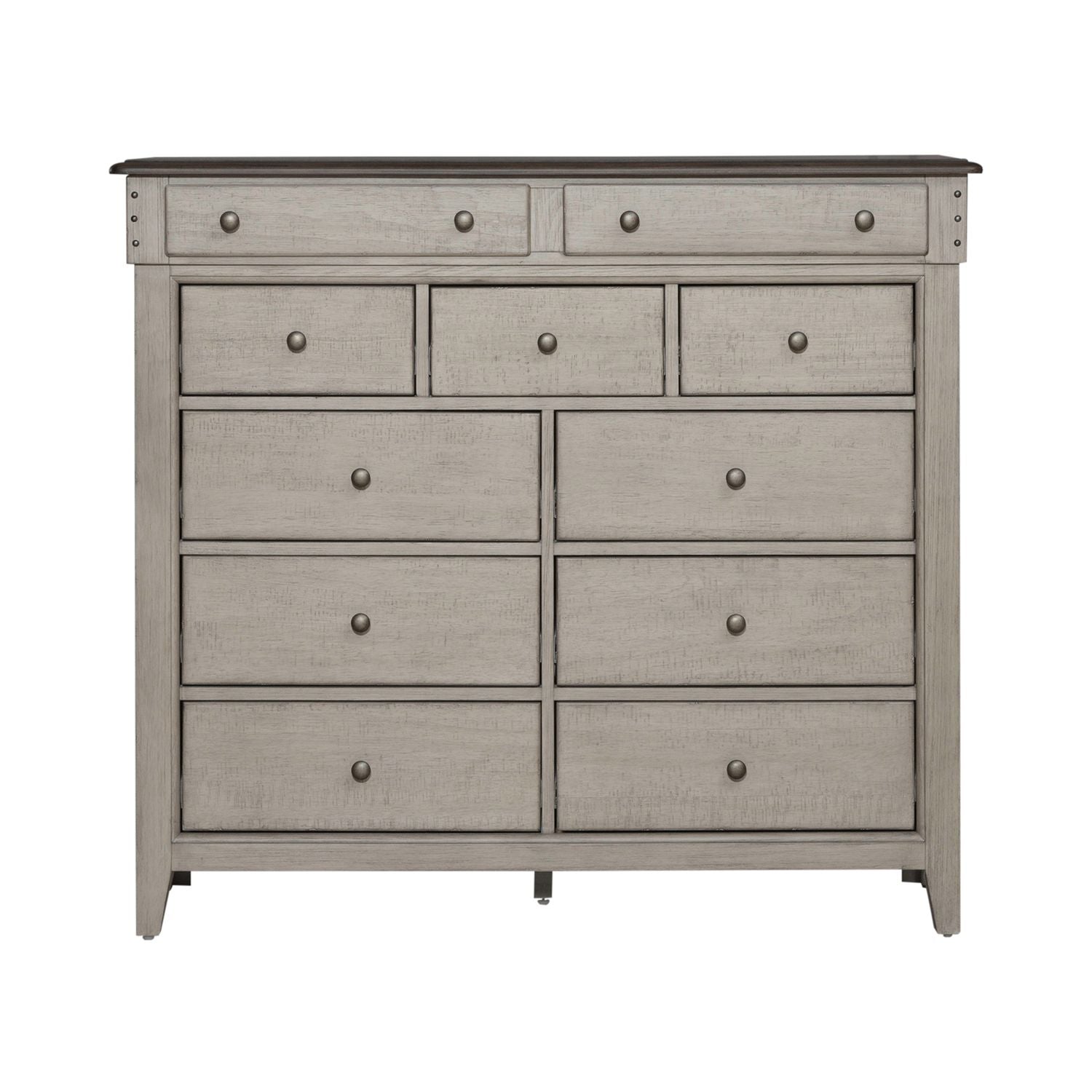 Ivy Hollow 11 Drawer Chesser in Weathered Linen - Luxury Home Furniture (MI)