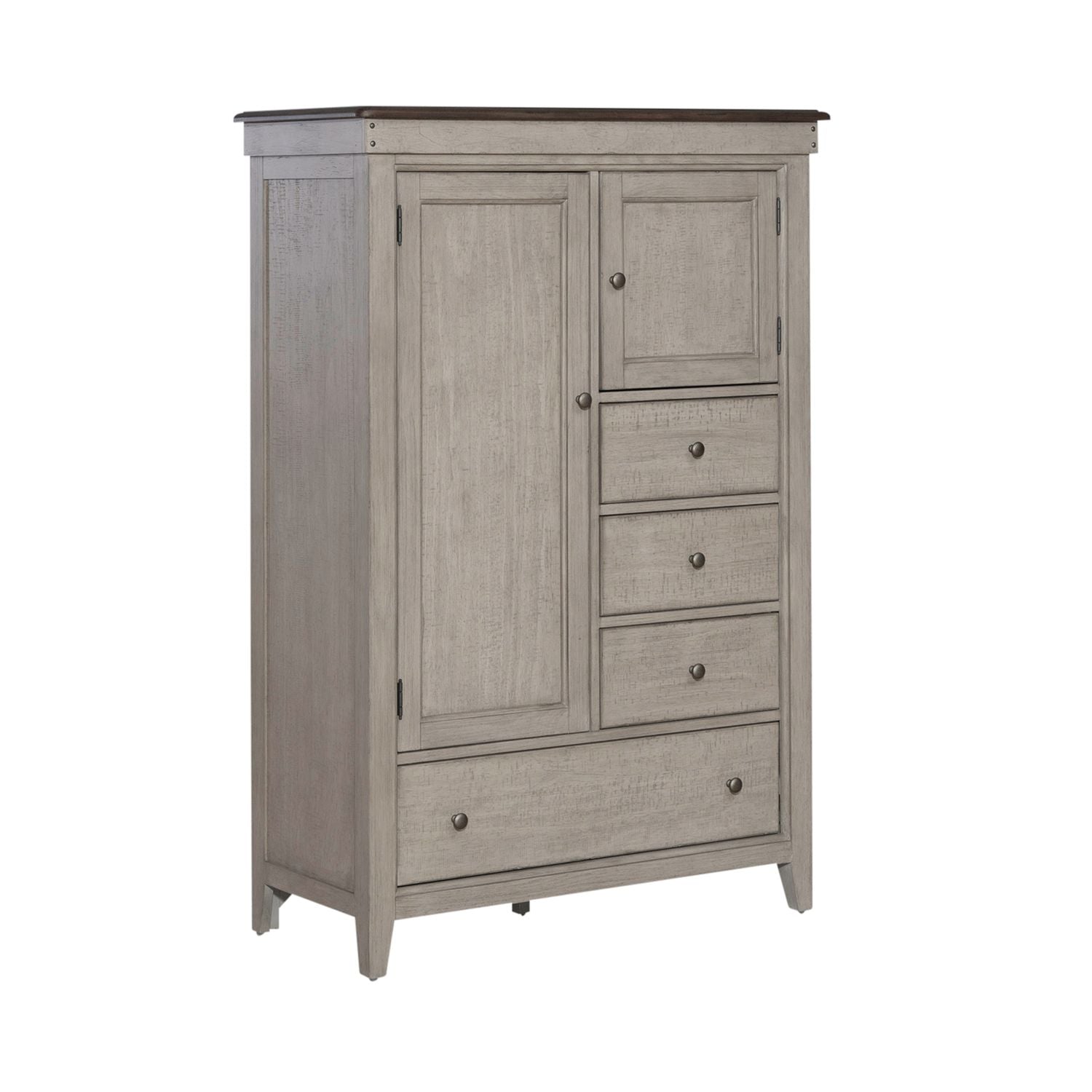 Ivy Hollow Door Chest in Weathered Linen - Luxury Home Furniture (MI)