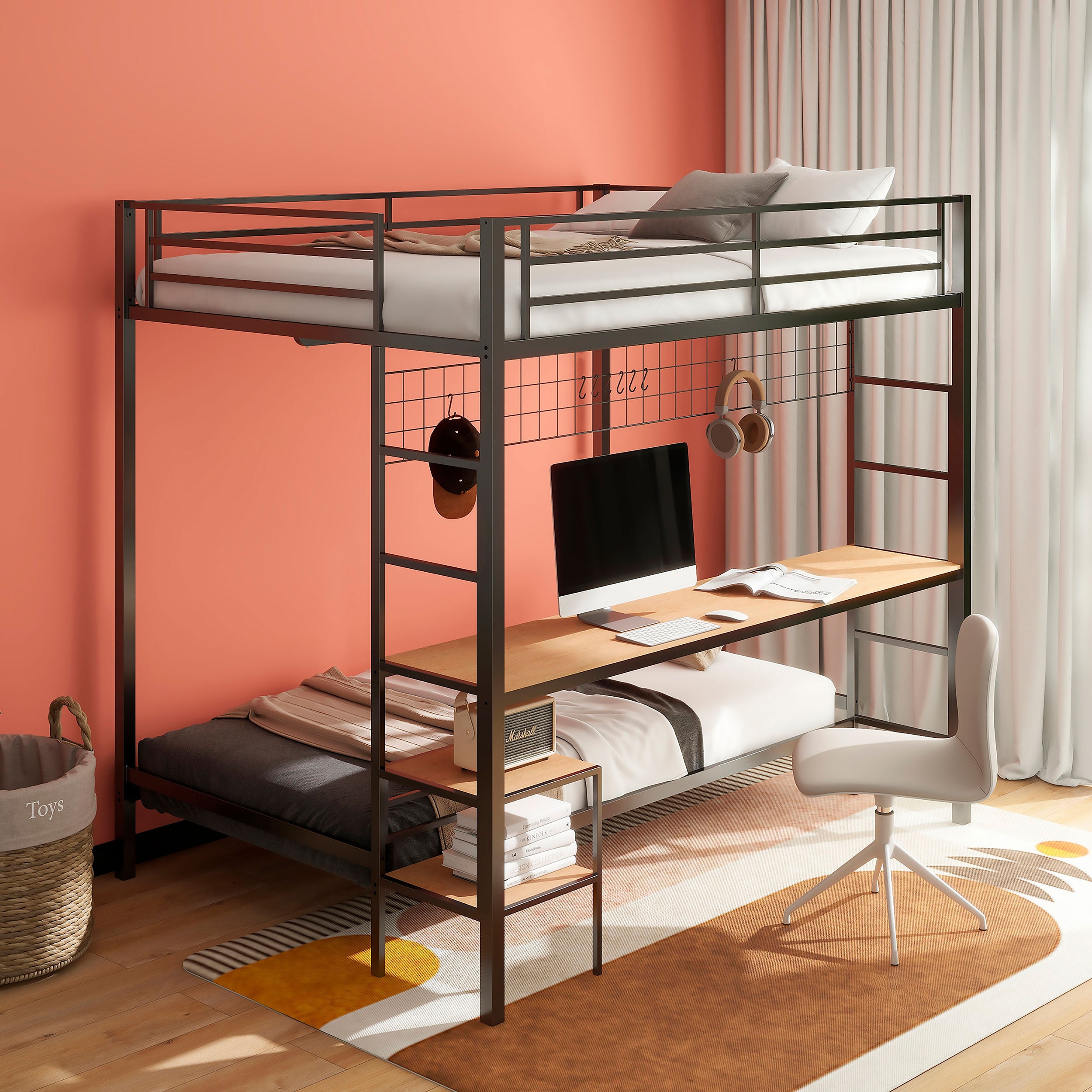 Bettoni Workstation Bunk Bed - Luxury Home Furniture (MI)