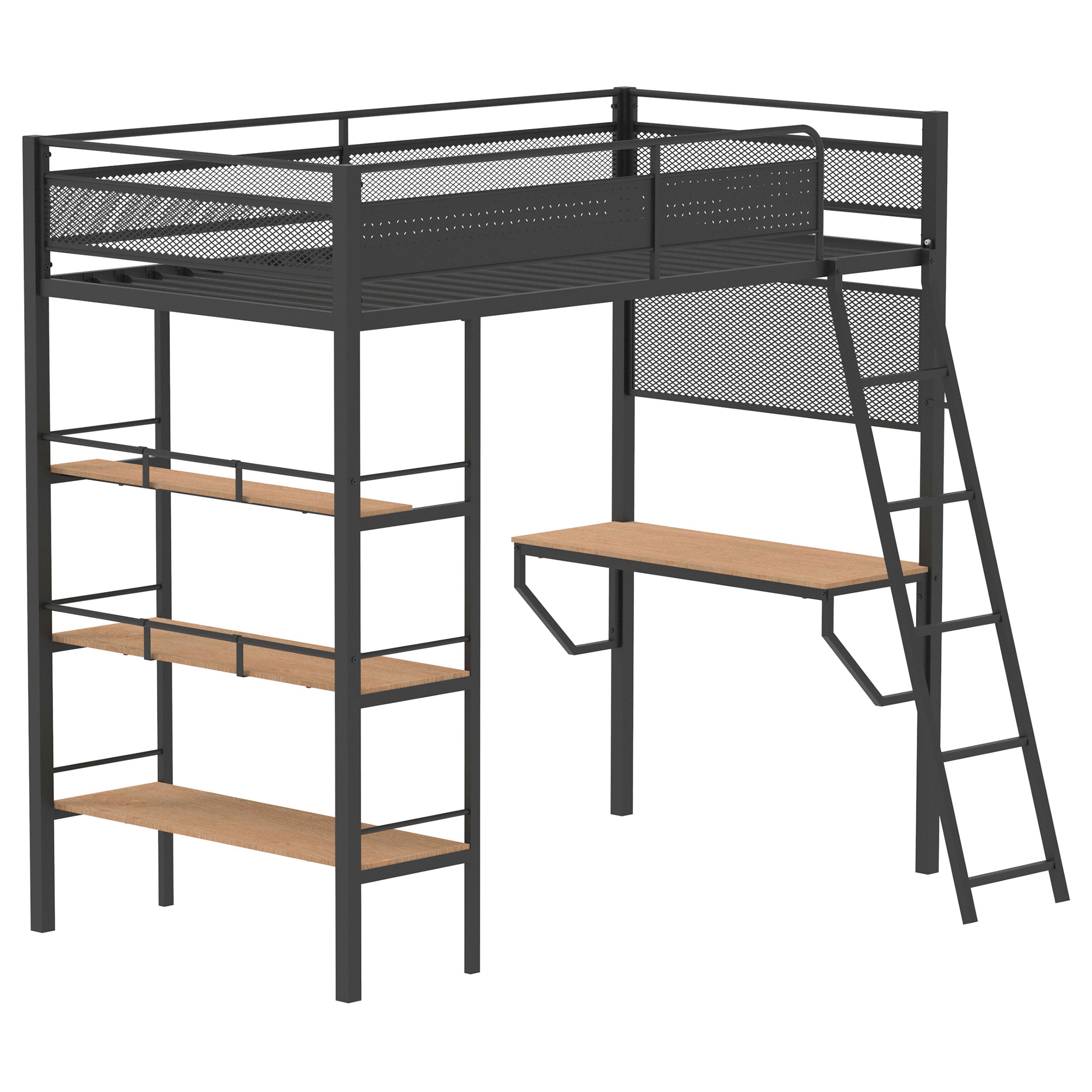 Campus Workstation Loft Bed - Luxury Home Furniture (MI)