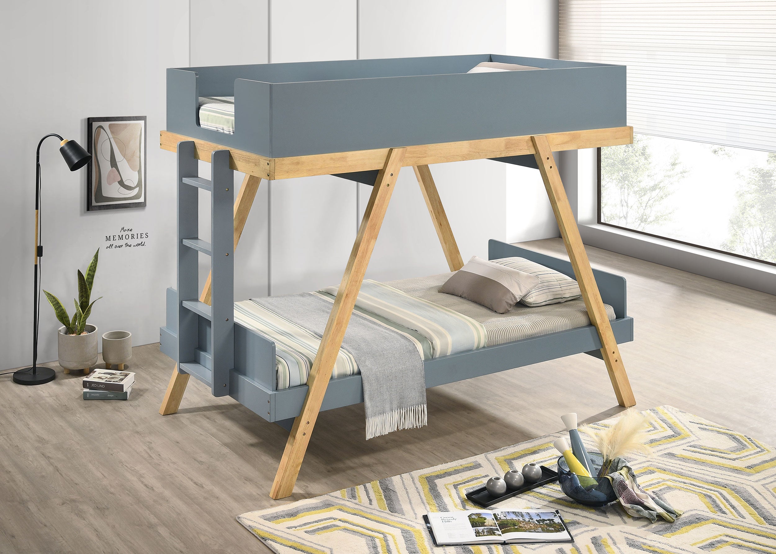 Frankie Bunk Bed with Mattress - Luxury Home Furniture (MI)