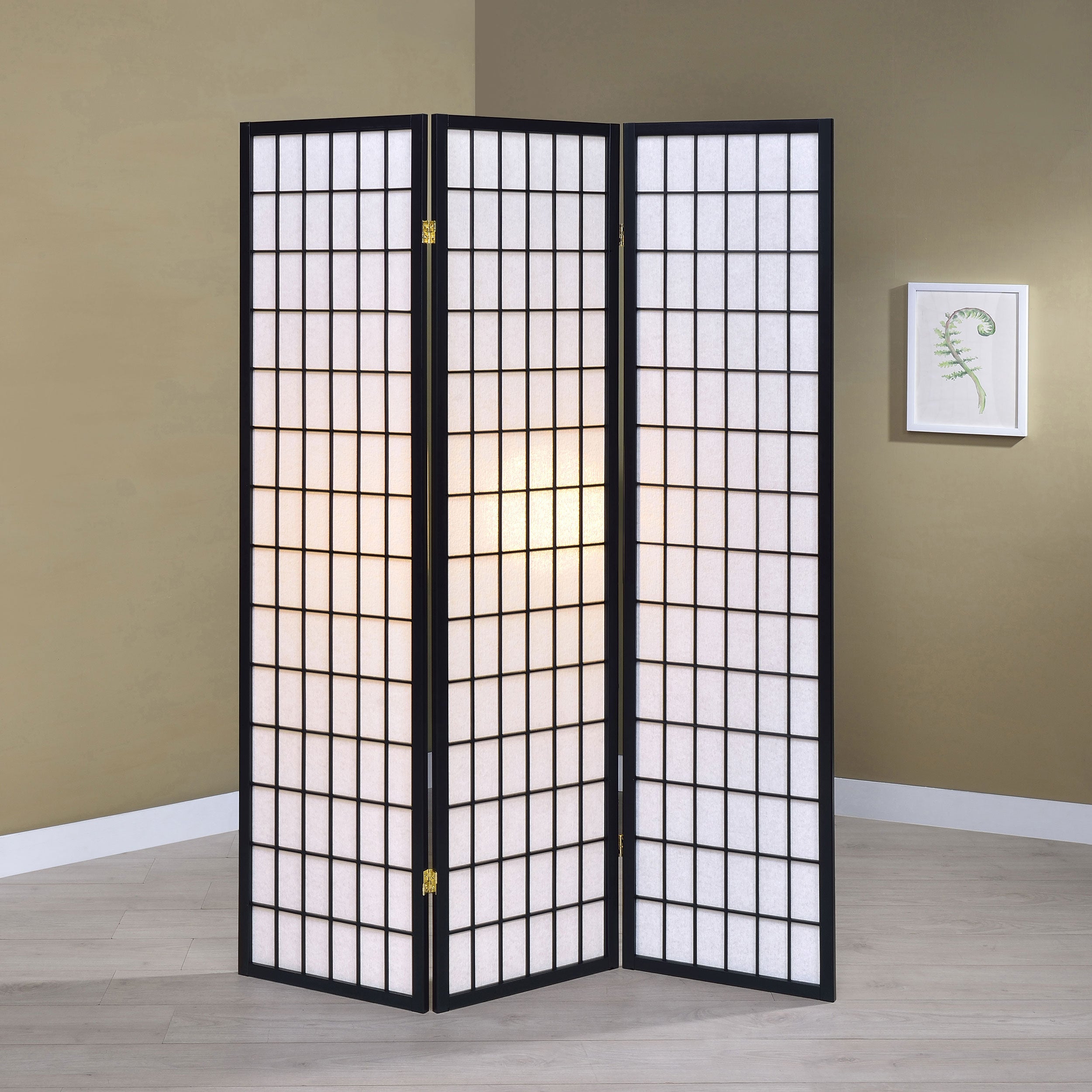 Carrie Three-Panel Room Divider - Luxury Home Furniture (MI)