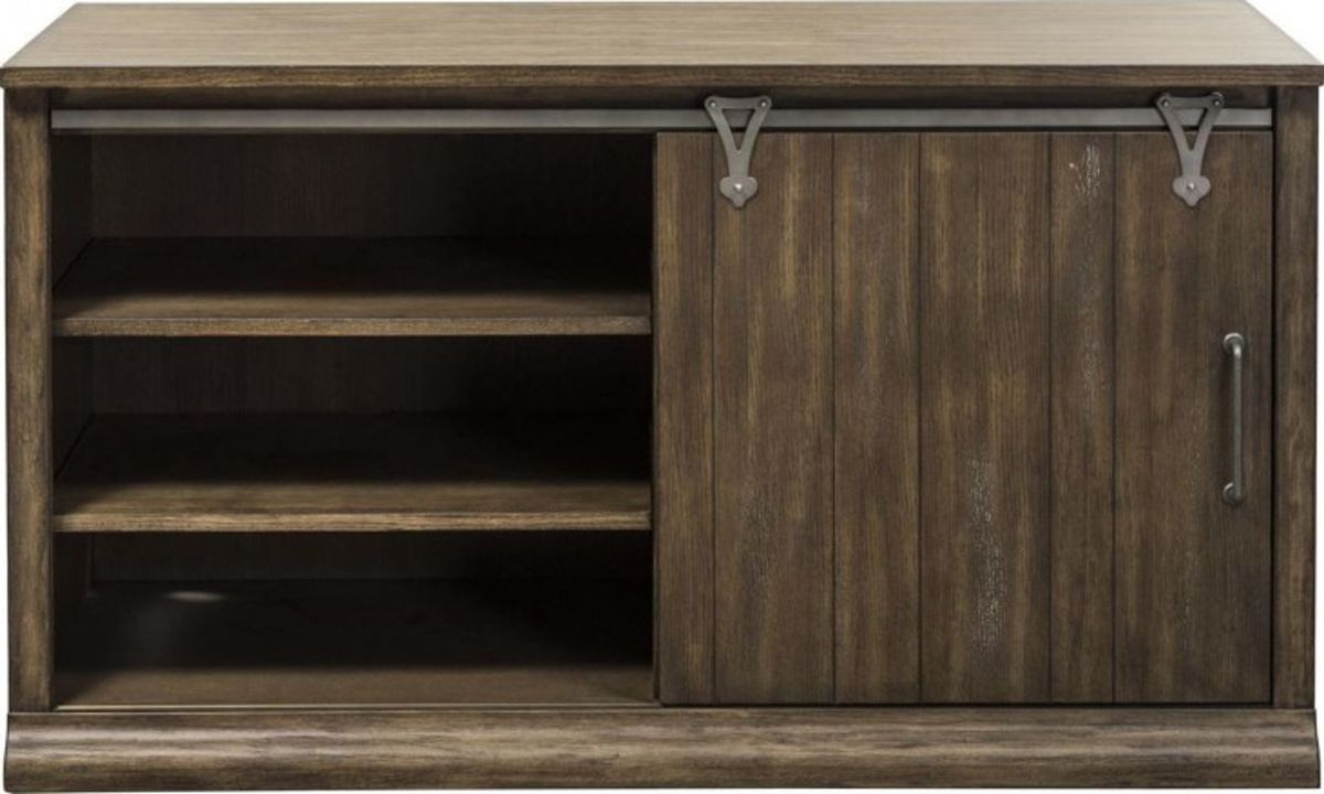 Liberty Stone Brook Computer Credenza in Rustic Saddle - Luxury Home Furniture (MI)