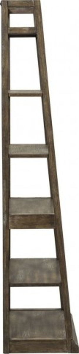 Liberty Stone Brook Leaning Bookcase in Rustic Saddle - Luxury Home Furniture (MI)