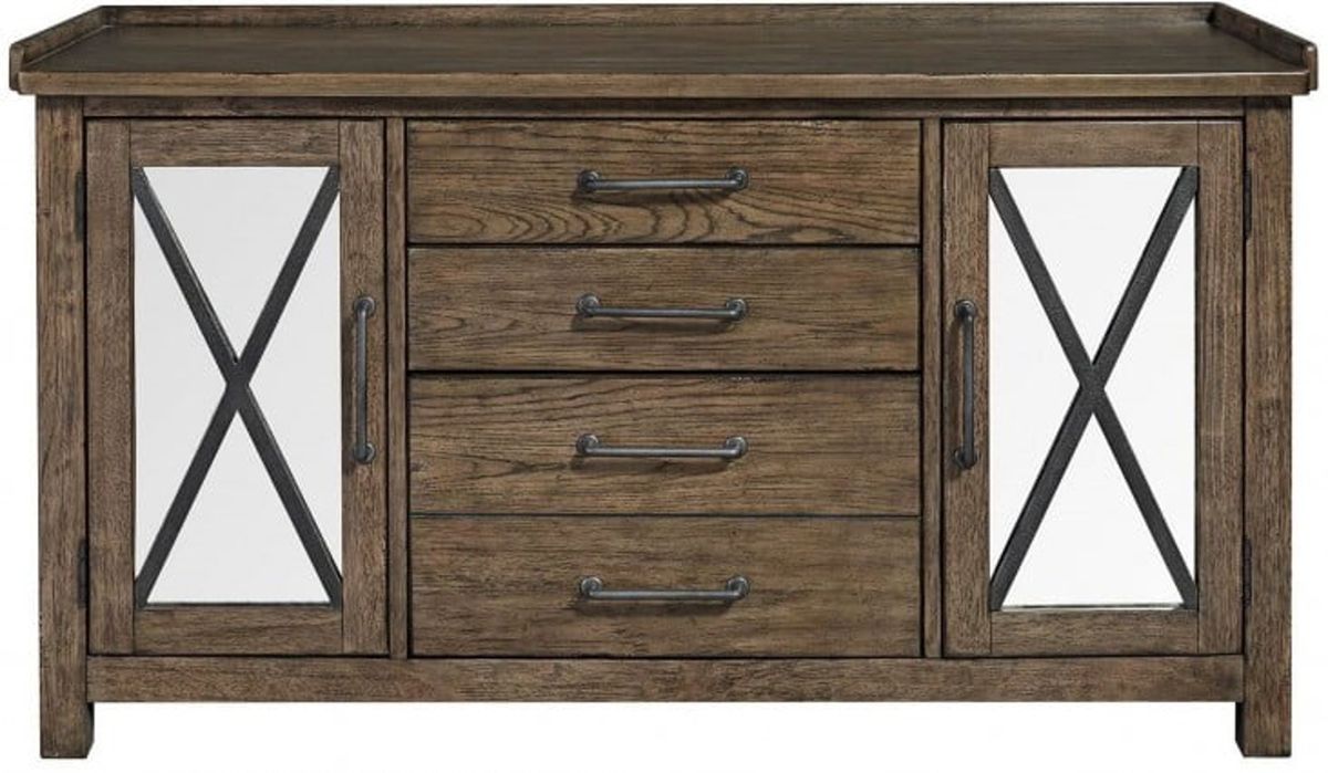 Liberty Sonoma Road Small Credenza in Weather Beaten Bark - Luxury Home Furniture (MI)