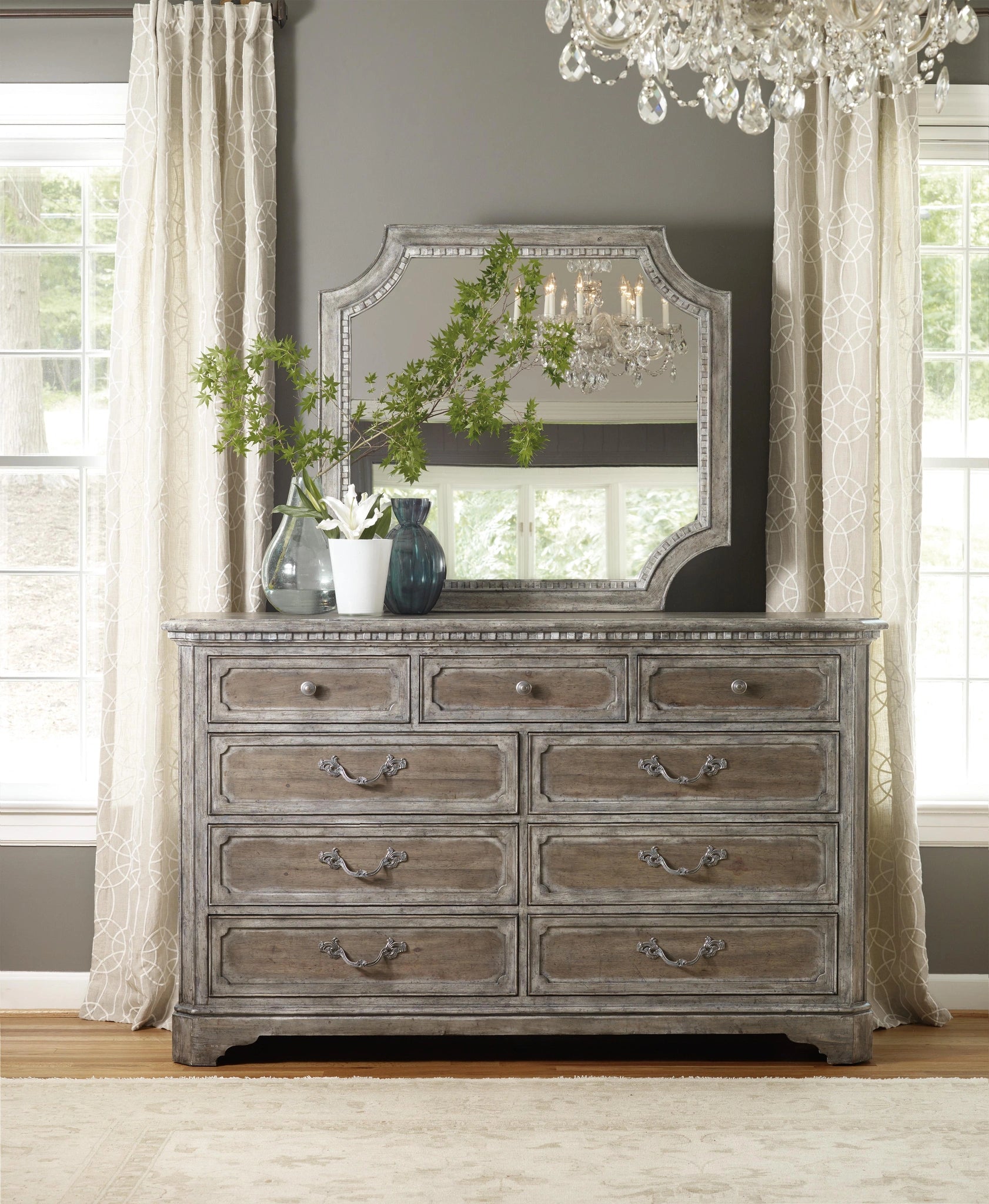 True Vintage Shaped Mirror