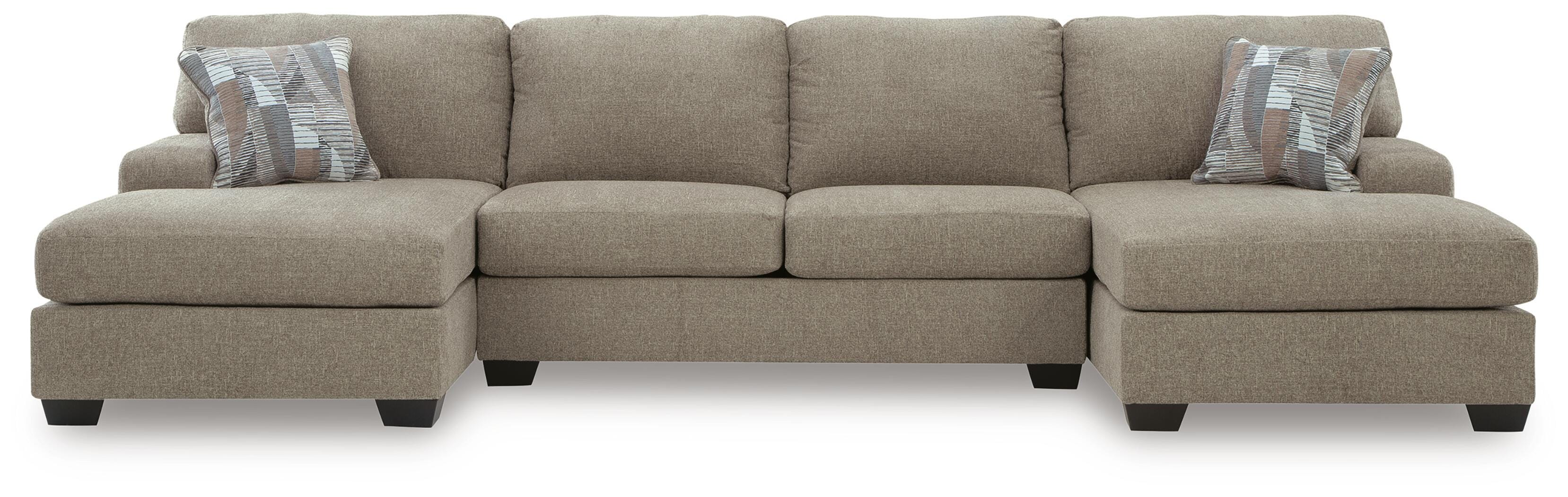 Newellen Sectional with Double Chaise - Luxury Home Furniture (MI)