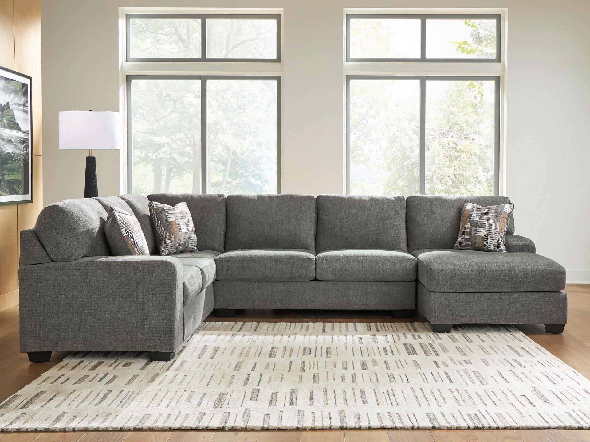 Clarington Sleeper Sectional with Chaise - Luxury Home Furniture (MI)