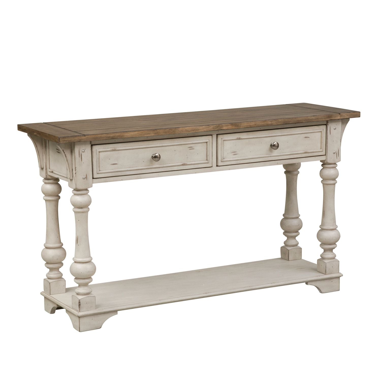 Morgan Creek Sofa Table in Antique White image