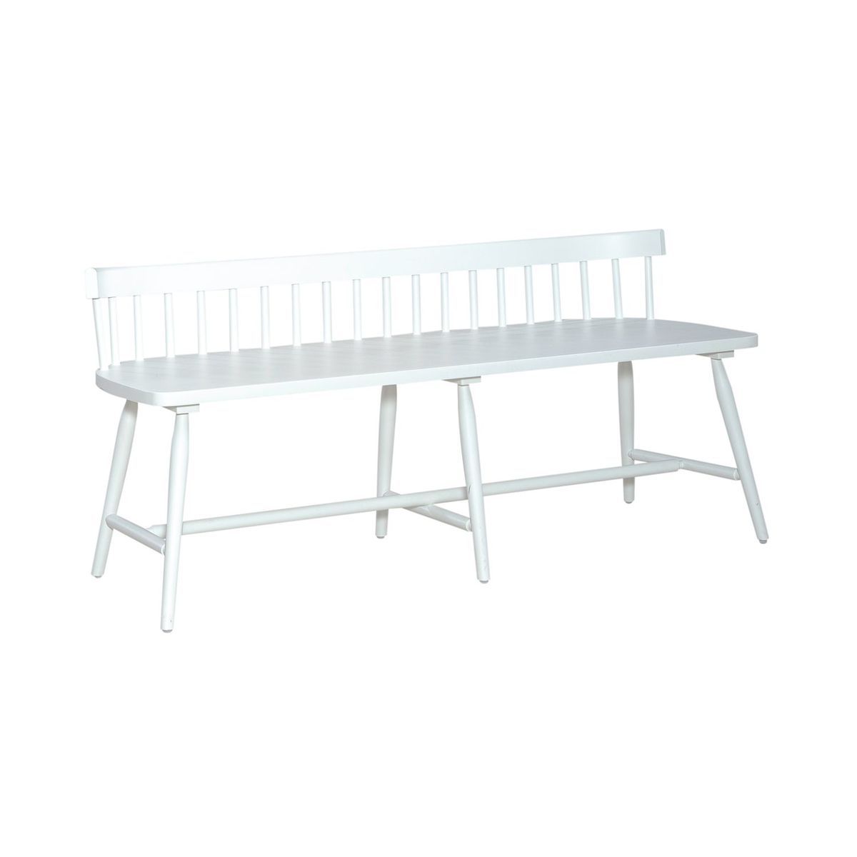 Liberty Furniture Palmetto Heights Low Back Spindle Bench in Two-Tone - Luxury Home Furniture (MI)