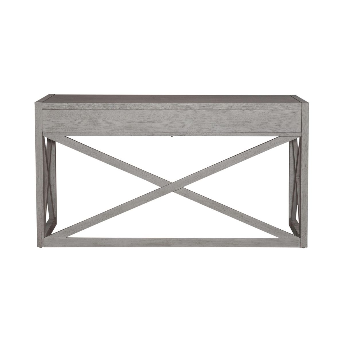 Liberty Furniture Palmetto Heights Writing Desk in Shell White/ Driftwood - Luxury Home Furniture (MI)