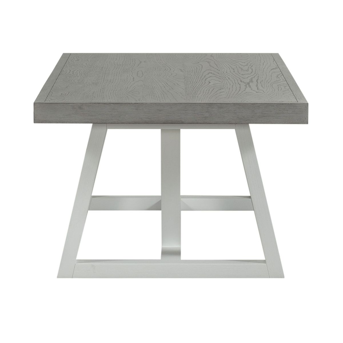 Liberty Furniture Palmetto Heights Rectangular Cocktail Table in Shell White & Driftwood - Luxury Home Furniture (MI)