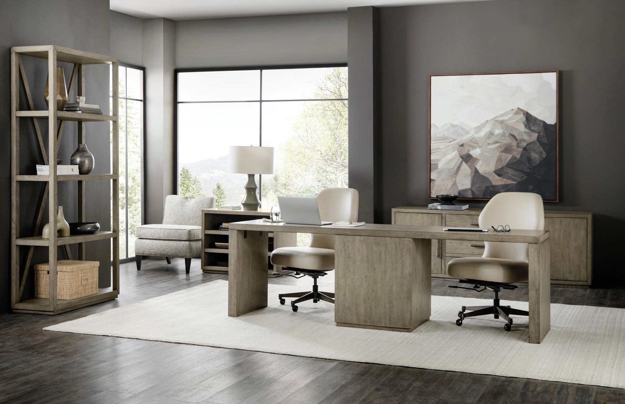 Linville Falls 96" Desk with One Centered File
