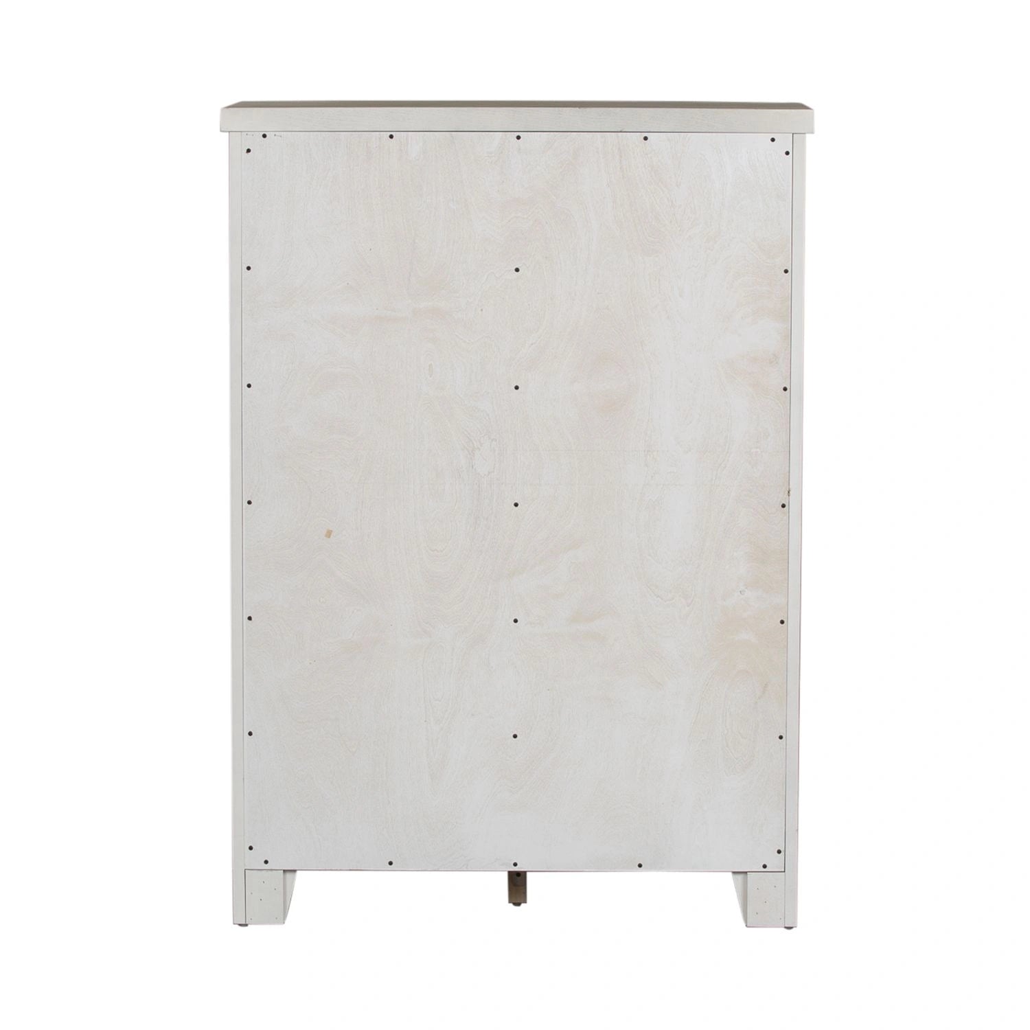 Modern Farmhouse 5 Drawer Chest in White image
