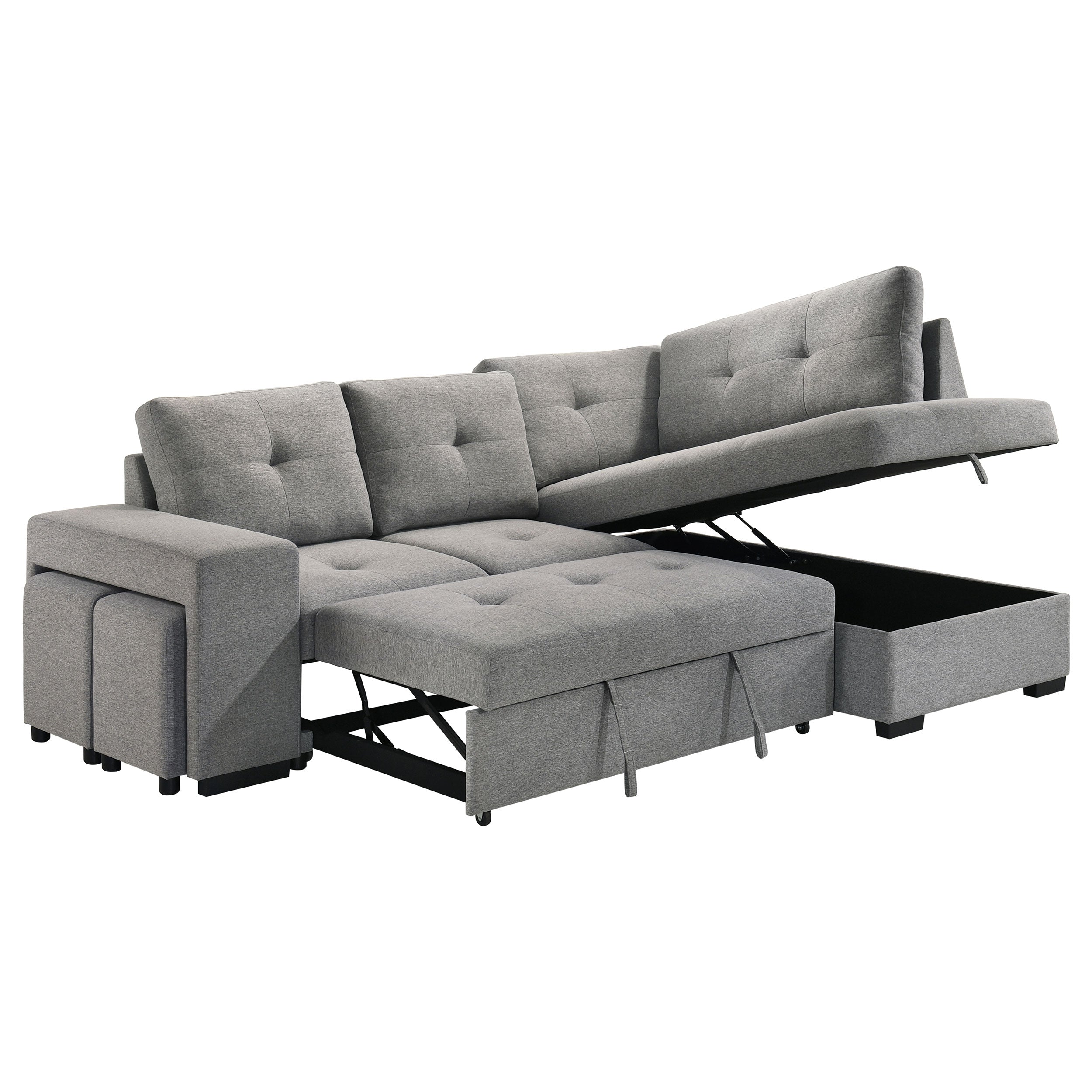 Roanne Pull-Out Sleeper Sectional Sofa - Luxury Home Furniture (MI)