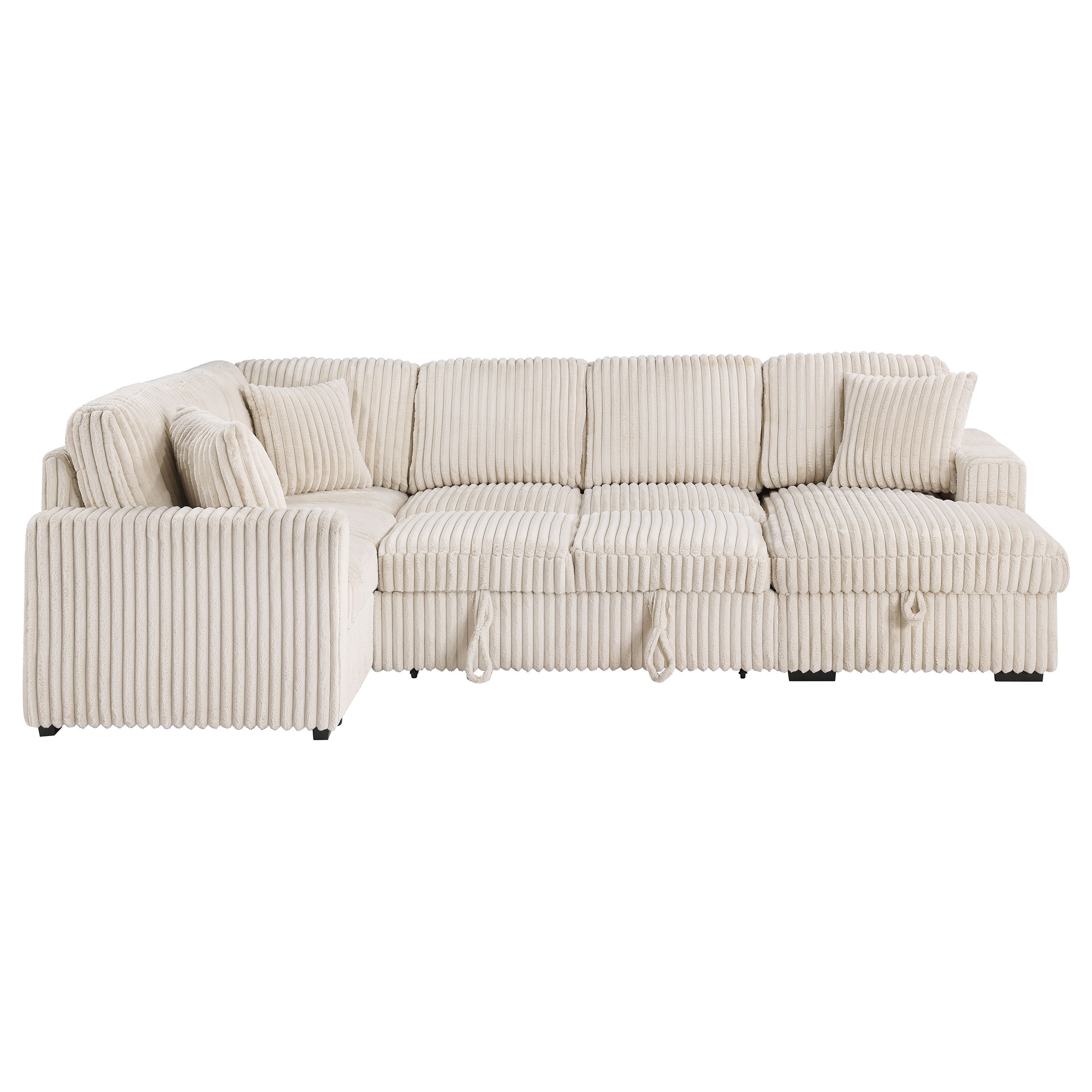 Devonshire Pull-Out Sleeper Sectional Sofa - Luxury Home Furniture (MI)