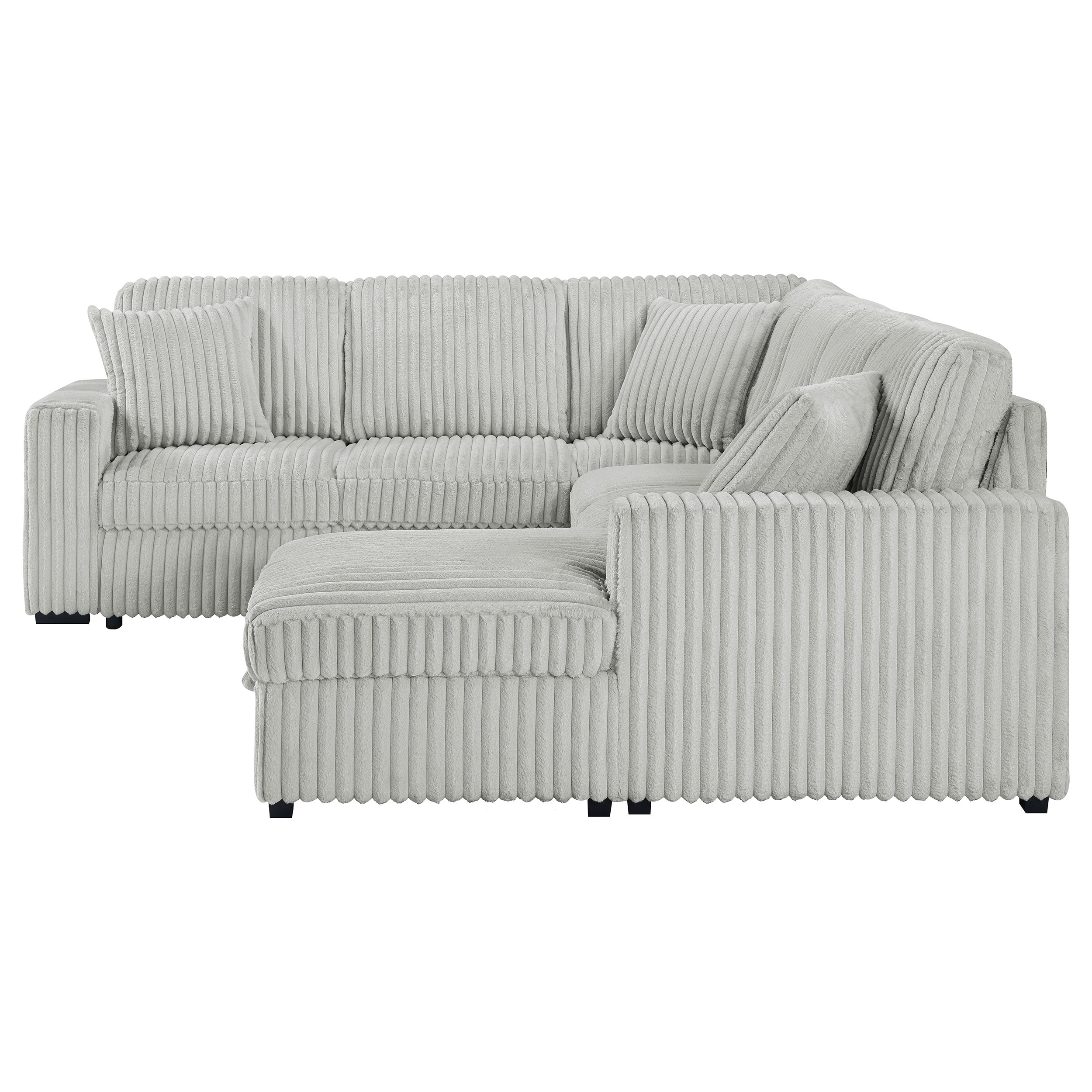 Devonshire Pull-Out Sleeper Sectional Sofa