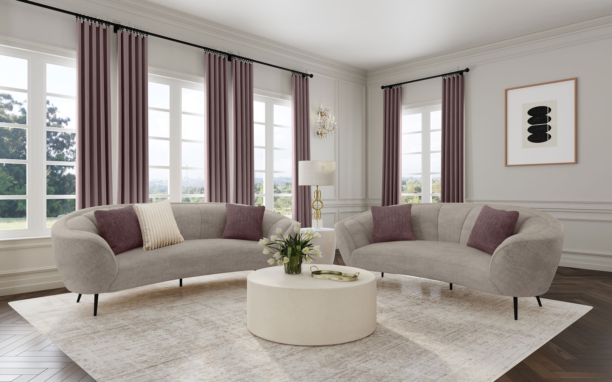 Ellorie Stationary 2 Pc Set - Luxury Home Furniture (MI)