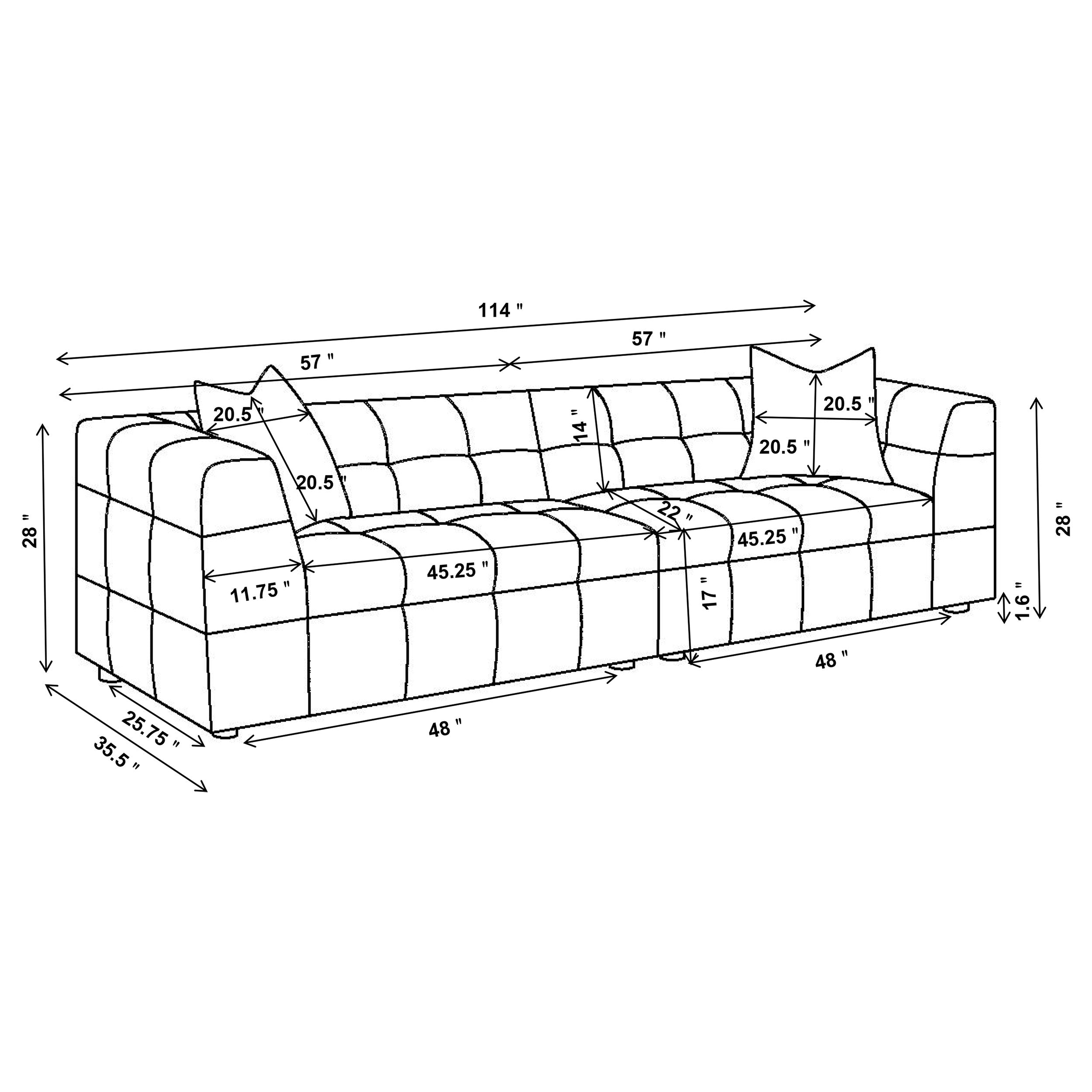 Everly Stationary Sofa - Luxury Home Furniture (MI)