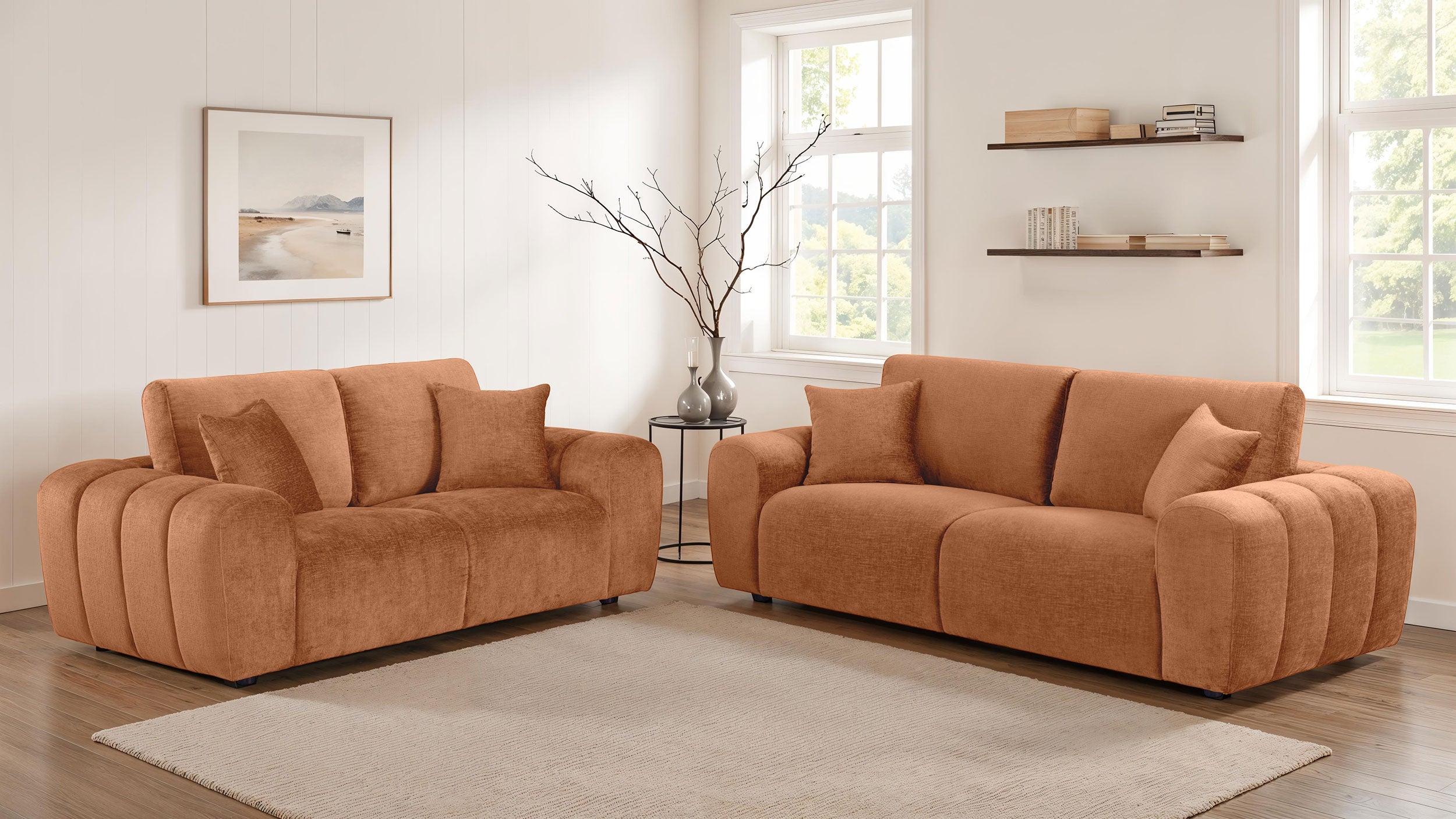 Burnett Sofa Set - Luxury Home Furniture (MI)