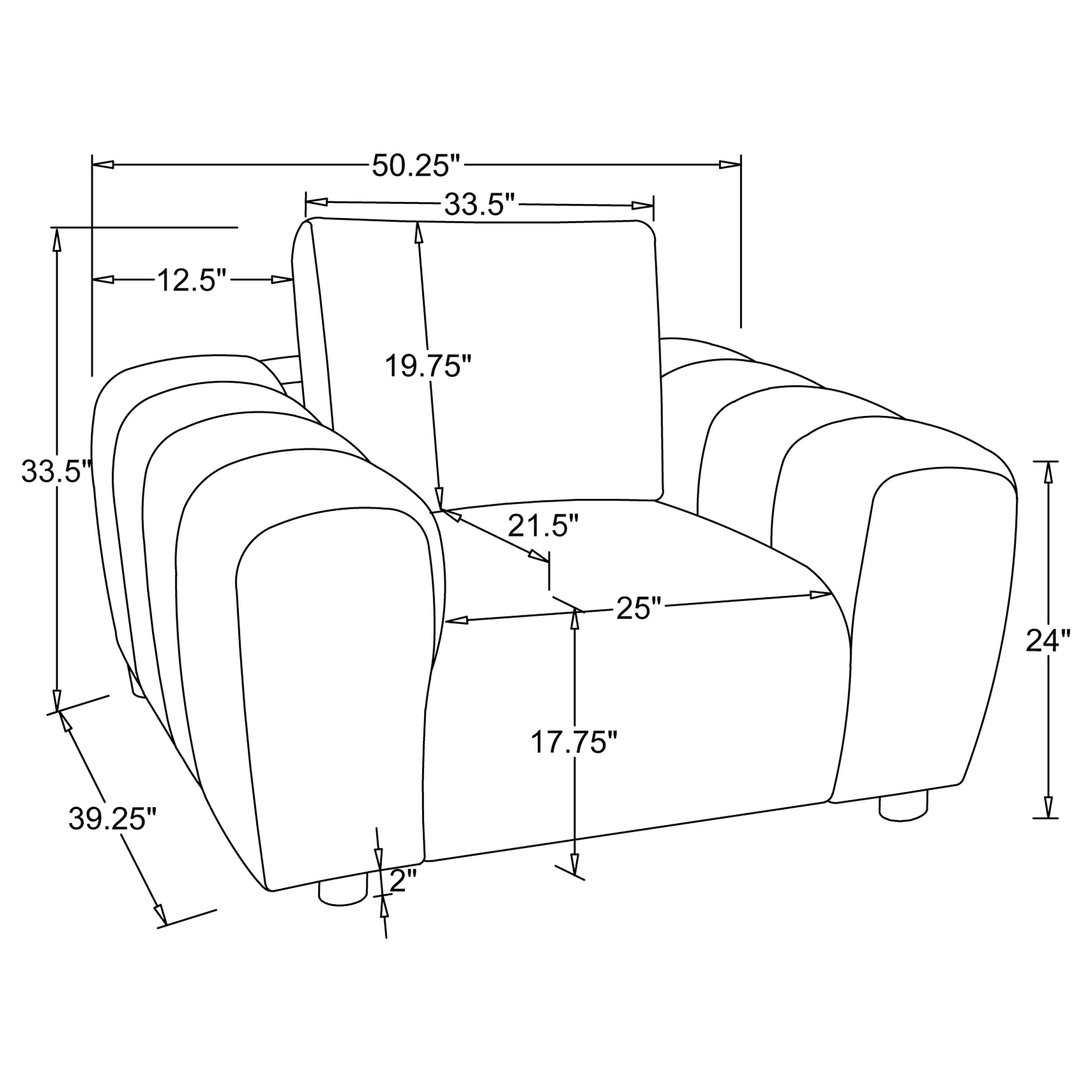 Burnett Accent Chair - Luxury Home Furniture (MI)
