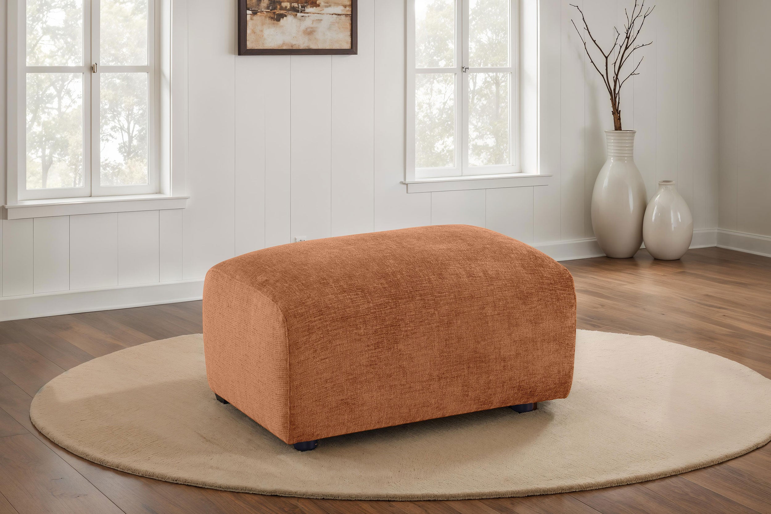 Burnett Ottoman - Luxury Home Furniture (MI)