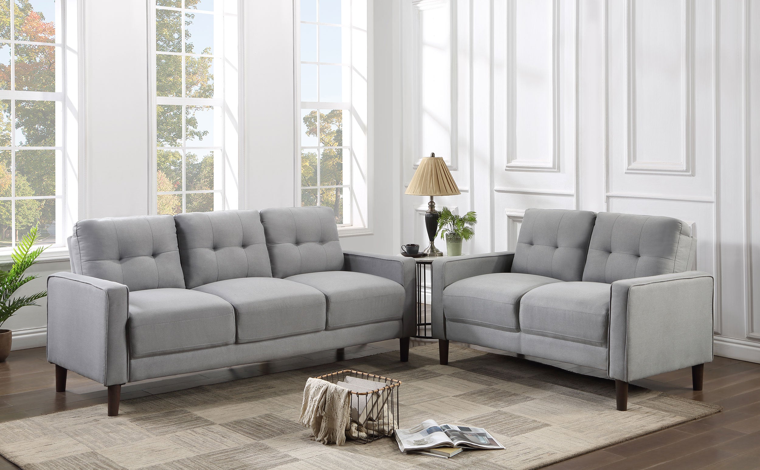 Bowen Stationary 3 Pc Sets - Luxury Home Furniture (MI)