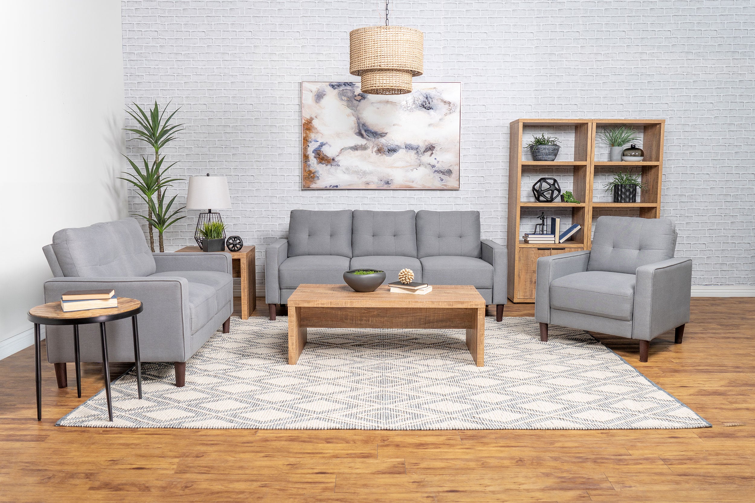 Bowen Stationary 3 Pc Sets - Luxury Home Furniture (MI)