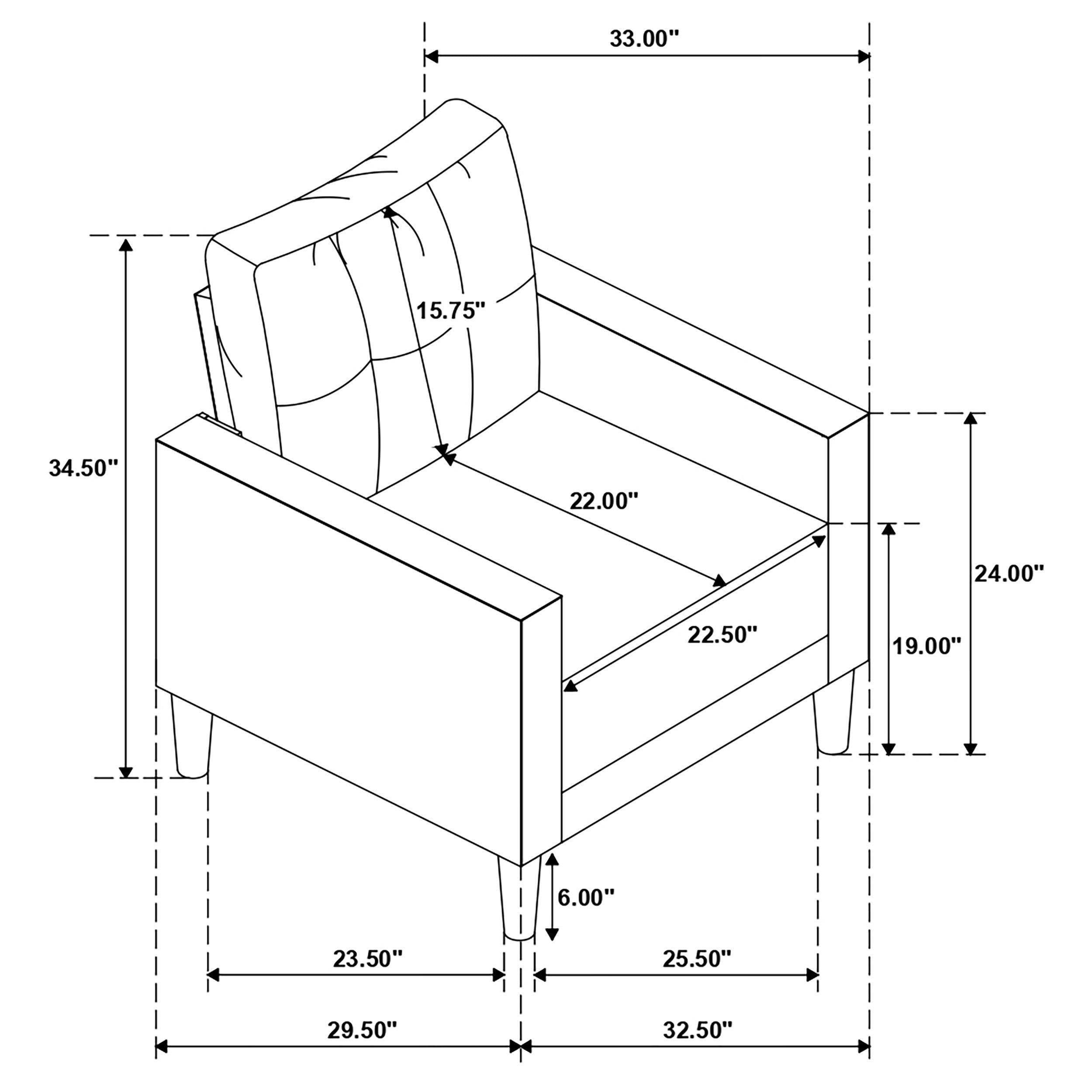 Bowen Stationary 3 Pc Sets - Luxury Home Furniture (MI)