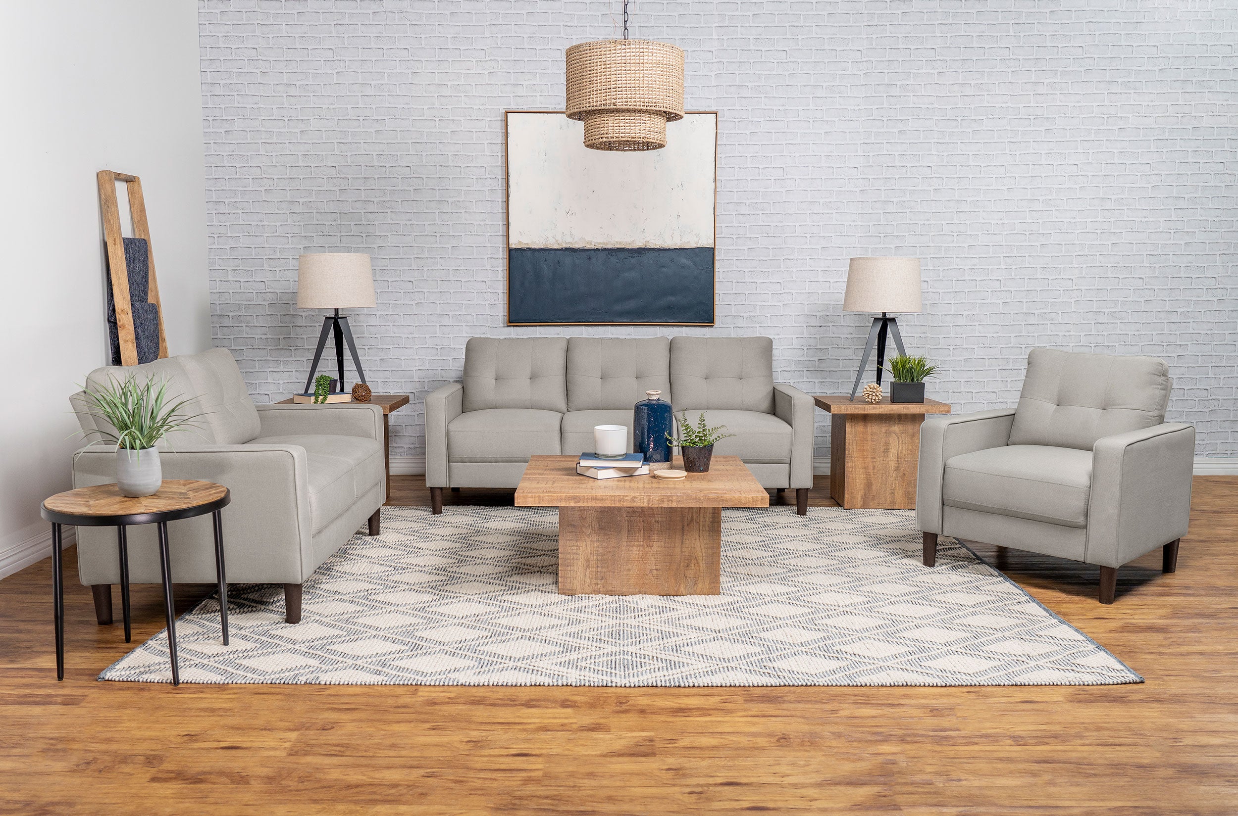 Bowen Stationary 3 Pc Sets - Luxury Home Furniture (MI)