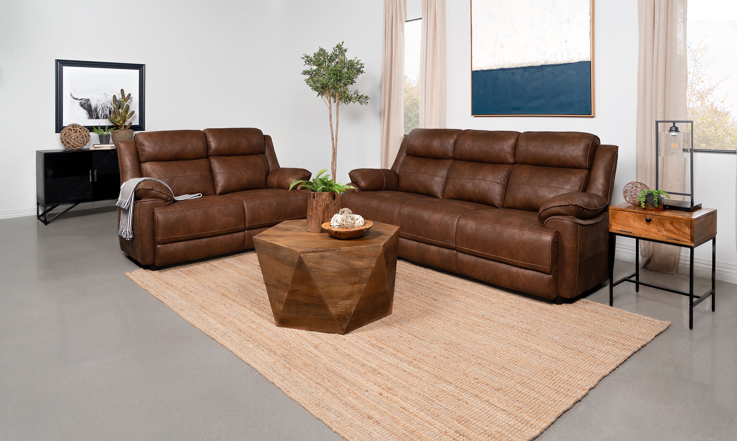 Ellington Stationary 2 Pc Set - Luxury Home Furniture (MI)