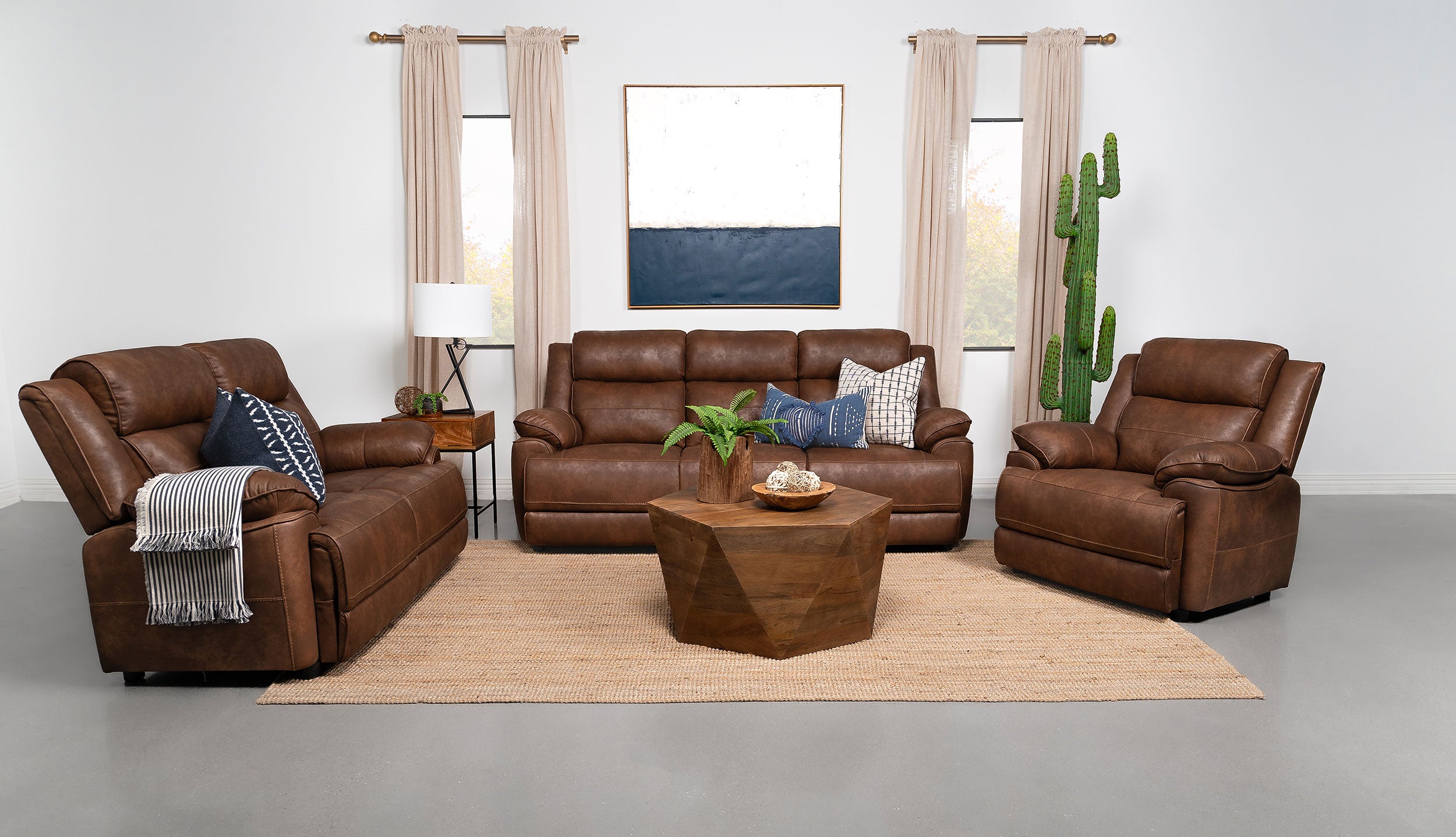 Ellington Stationary Sofa - Luxury Home Furniture (MI)
