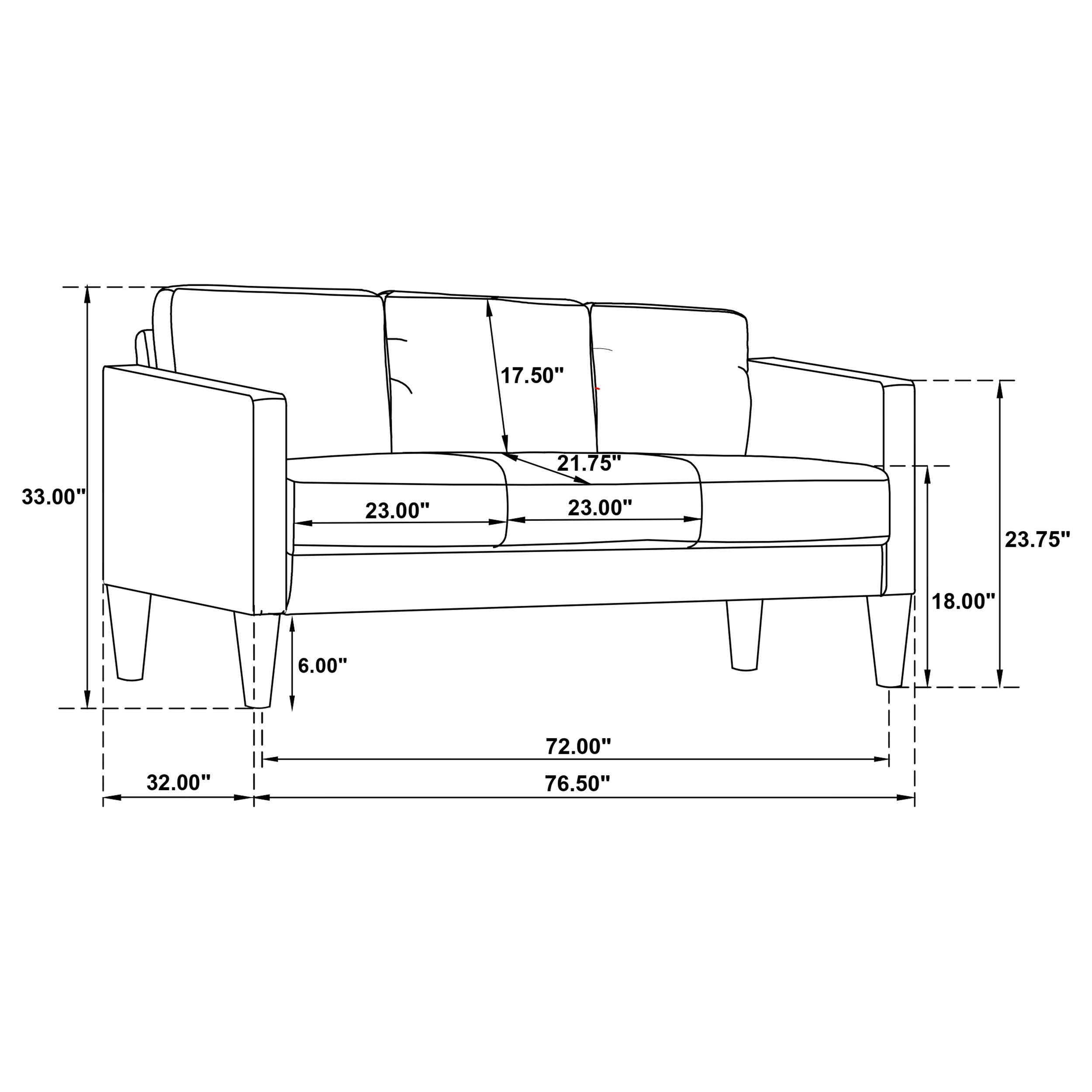 Ruth Stationary Sofa - Luxury Home Furniture (MI)