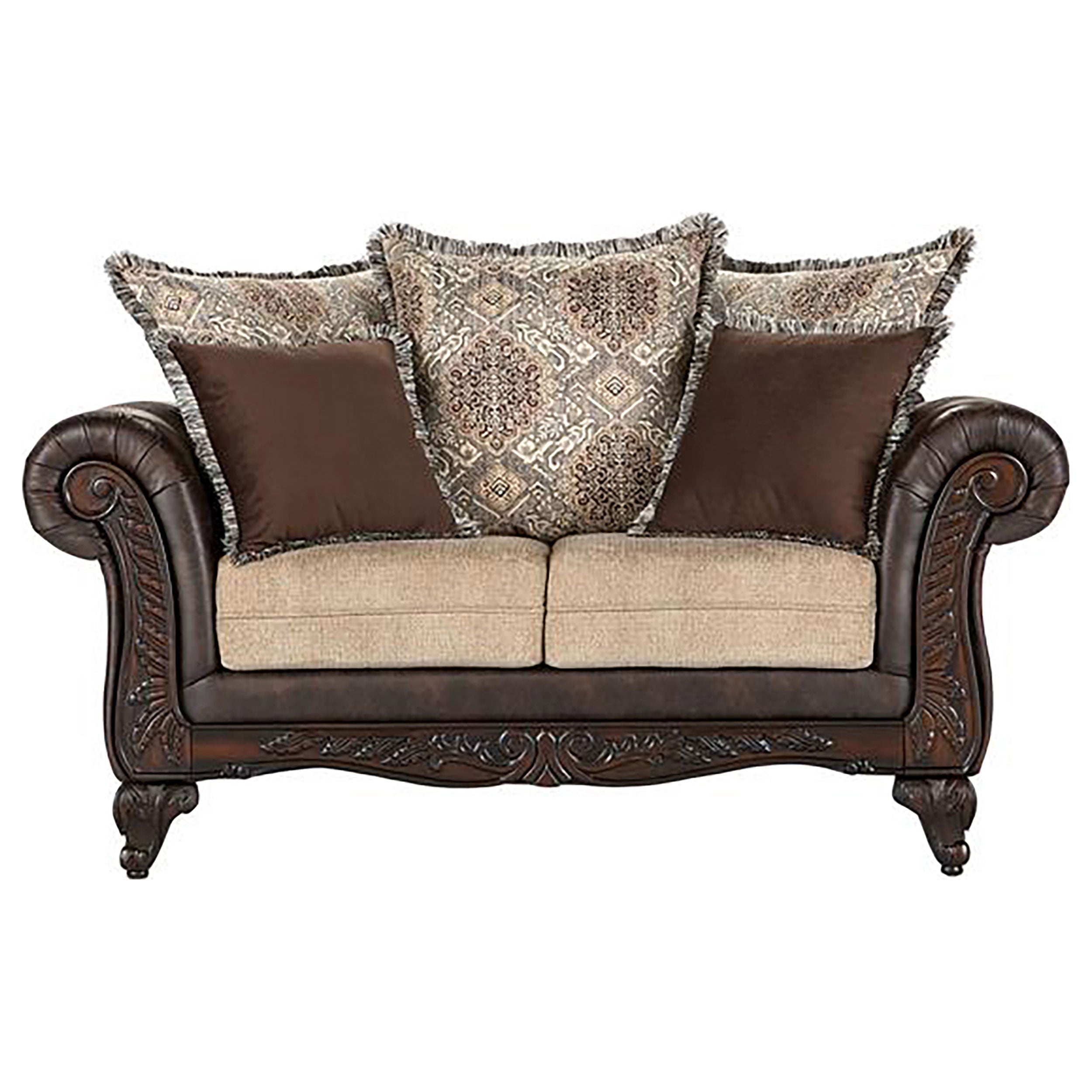 Elmbrook Stationary Loveseat - Luxury Home Furniture (MI)