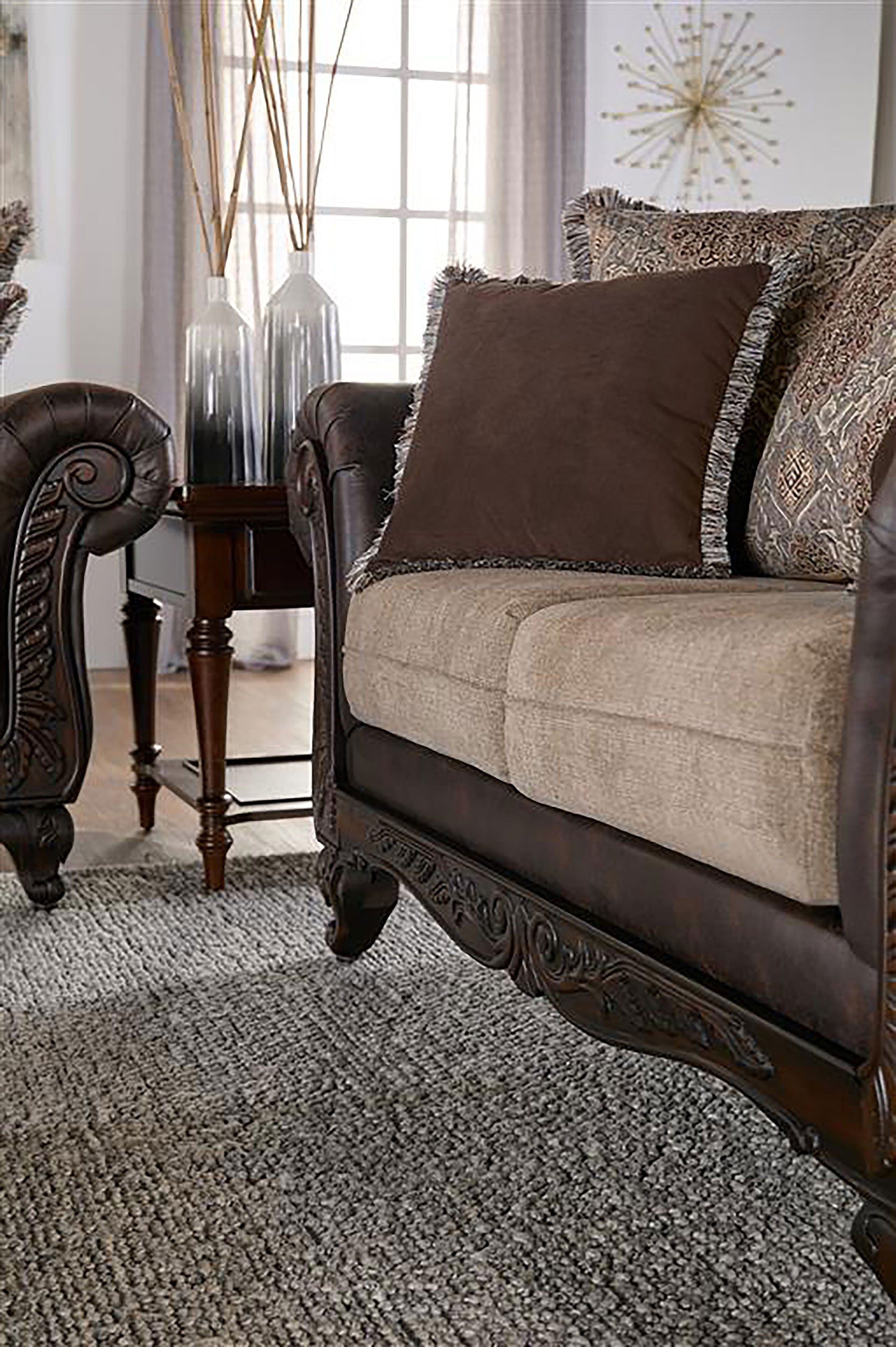 Elmbrook Stationary Loveseat - Luxury Home Furniture (MI)