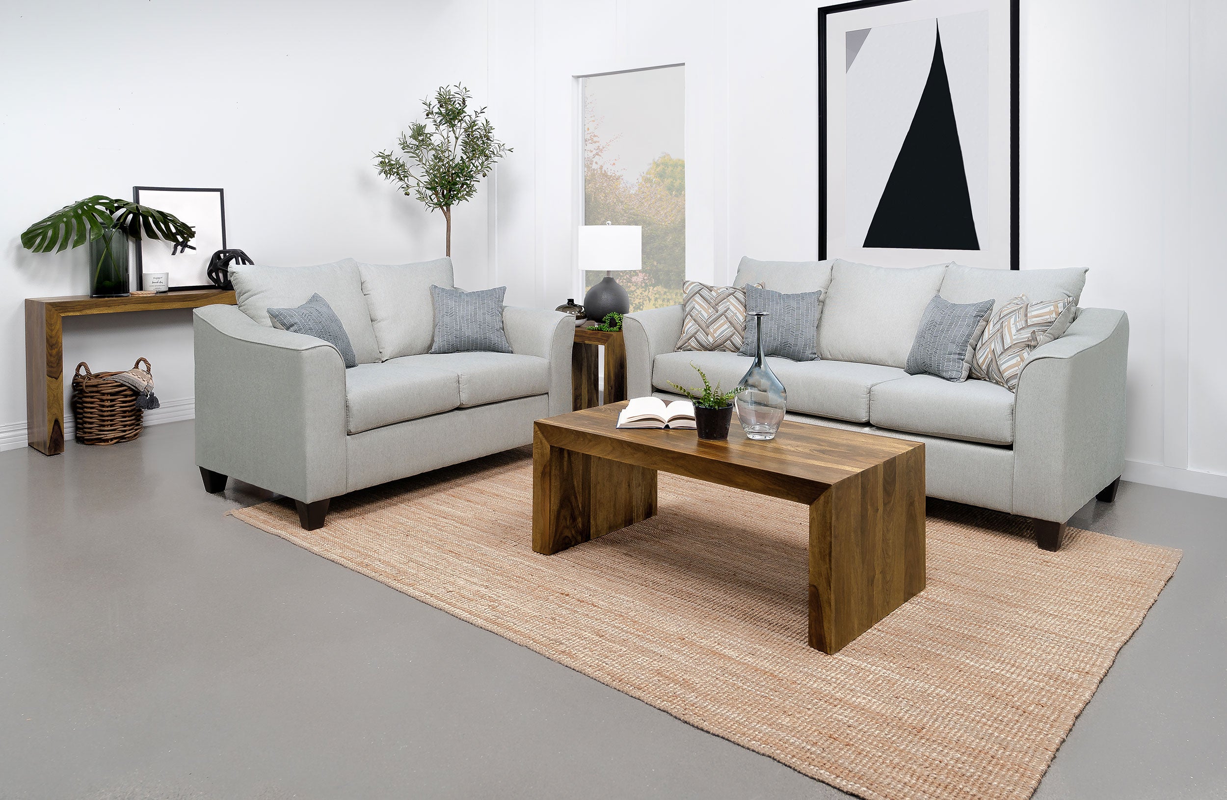 Salizar Stationary 2 Pc Set - Luxury Home Furniture (MI)