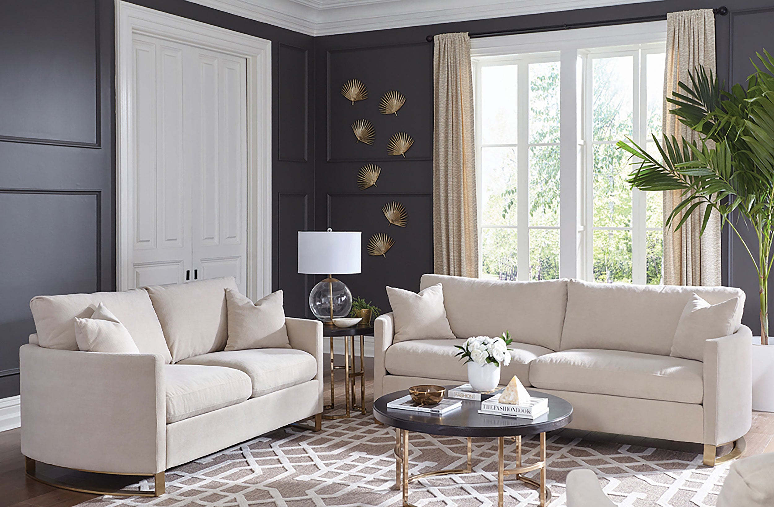 Corliss Stationary Sets - Luxury Home Furniture (MI)