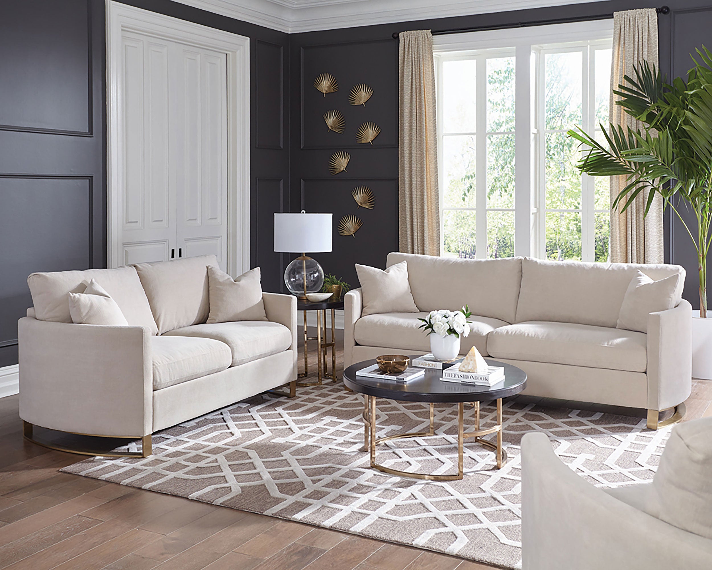 Corliss Stationary 3 Pc Sets - Luxury Home Furniture (MI)
