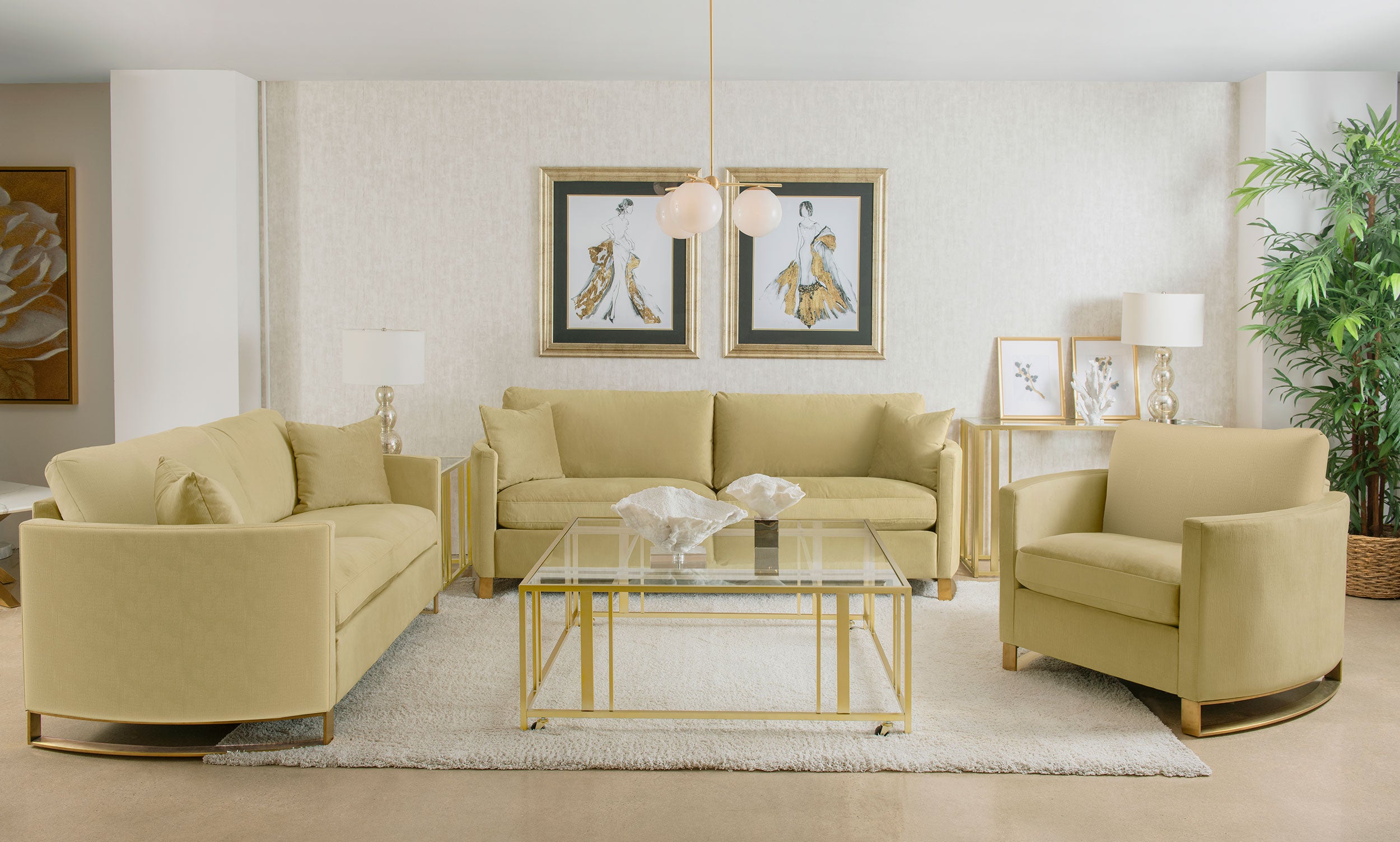 Corliss Sofa Set - Luxury Home Furniture (MI)