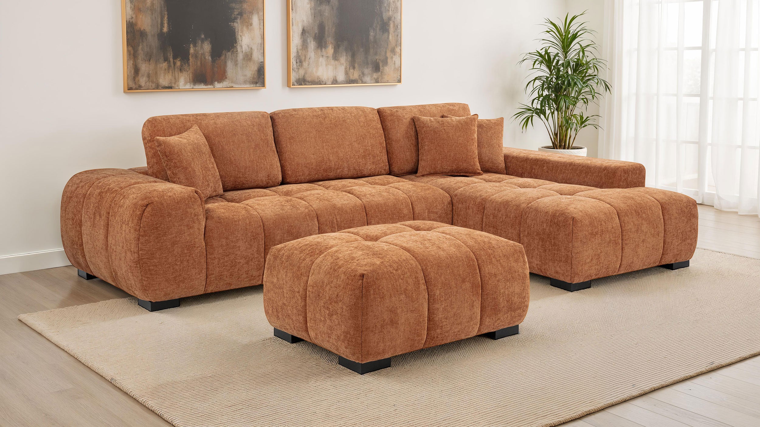 Octavia Ottoman - Luxury Home Furniture (MI)