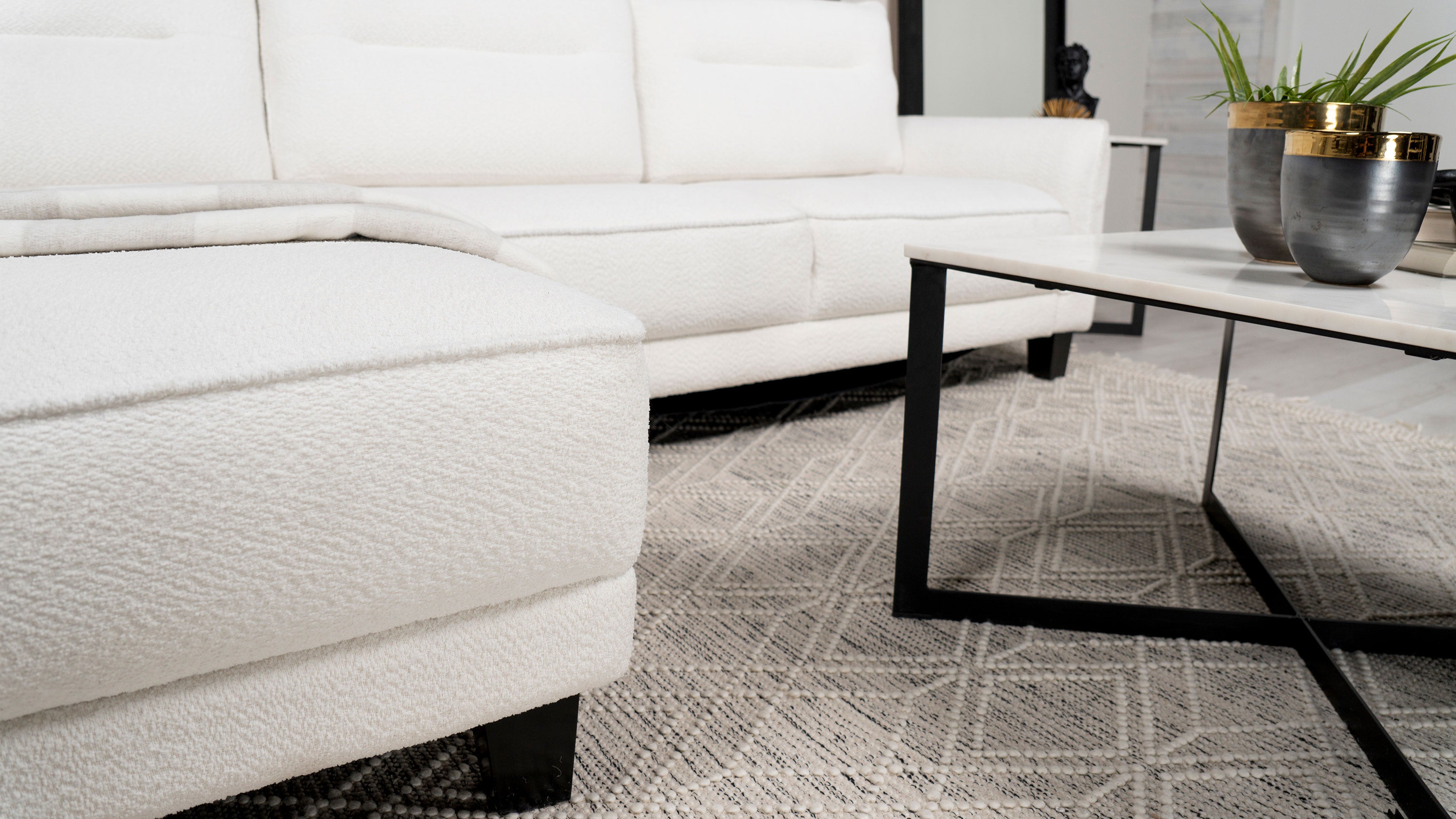 Caspian Stationary Sectionals - Luxury Home Furniture (MI)